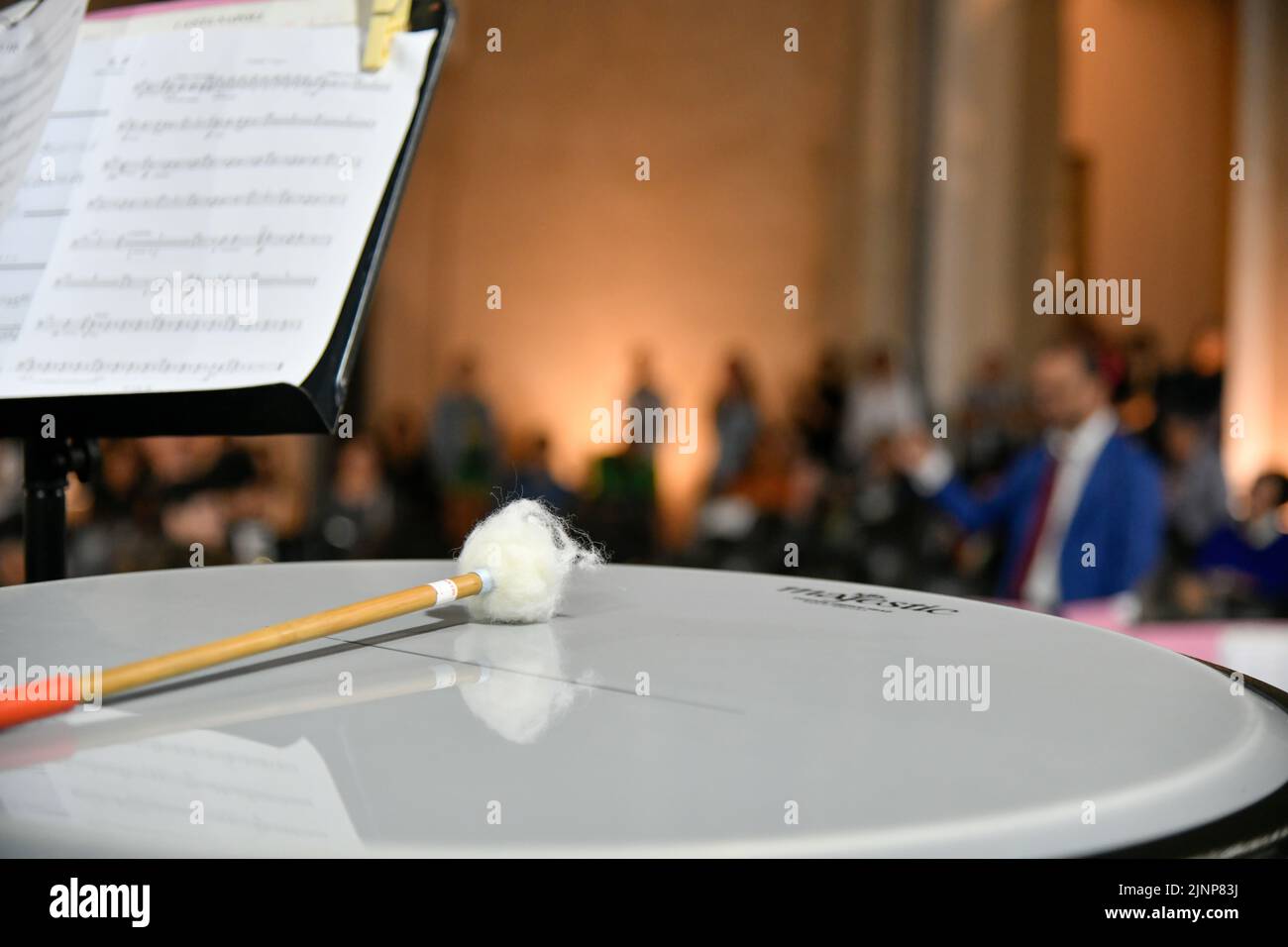 Musical orchestra, Italy Stock Photo