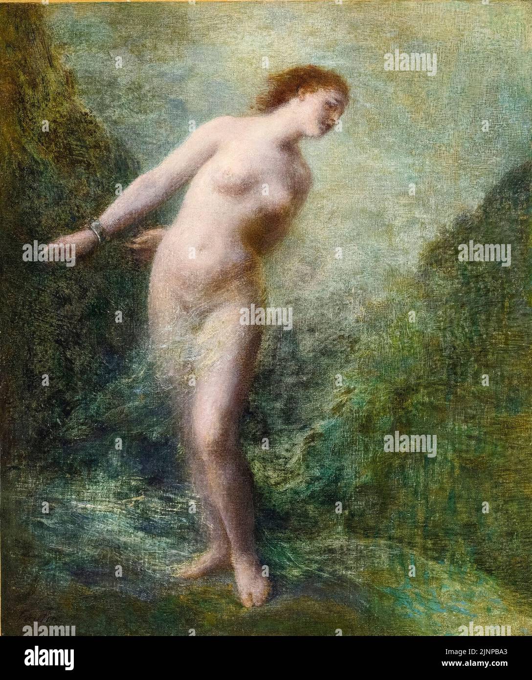 Androméda, painting in oil on canvas by Henri Fantin Latour, circa 1902 Stock Photo