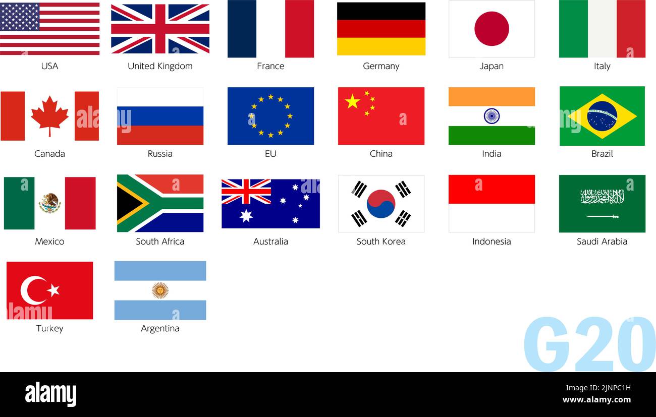 Flags g20 summit Cut Out Stock Images & Pictures Alamy
