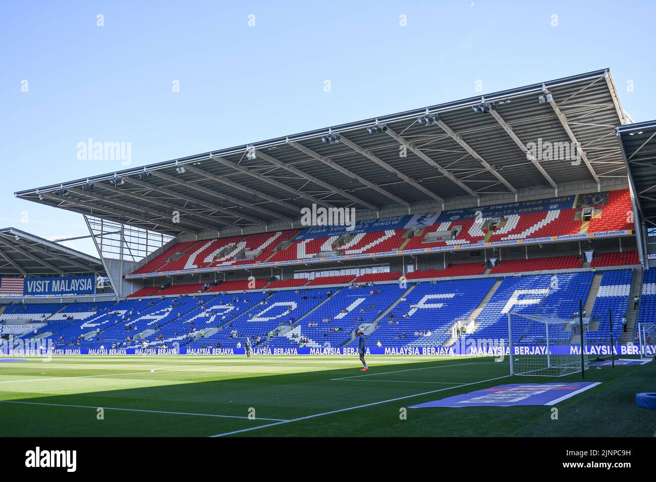 Ninian Stand at the Cardiff City Stadium Stock Photo - Alamy