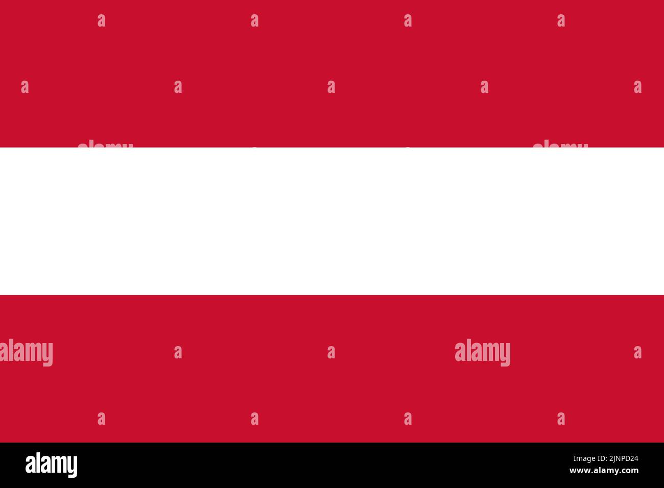 The national flag of the world, Austria Stock Vector