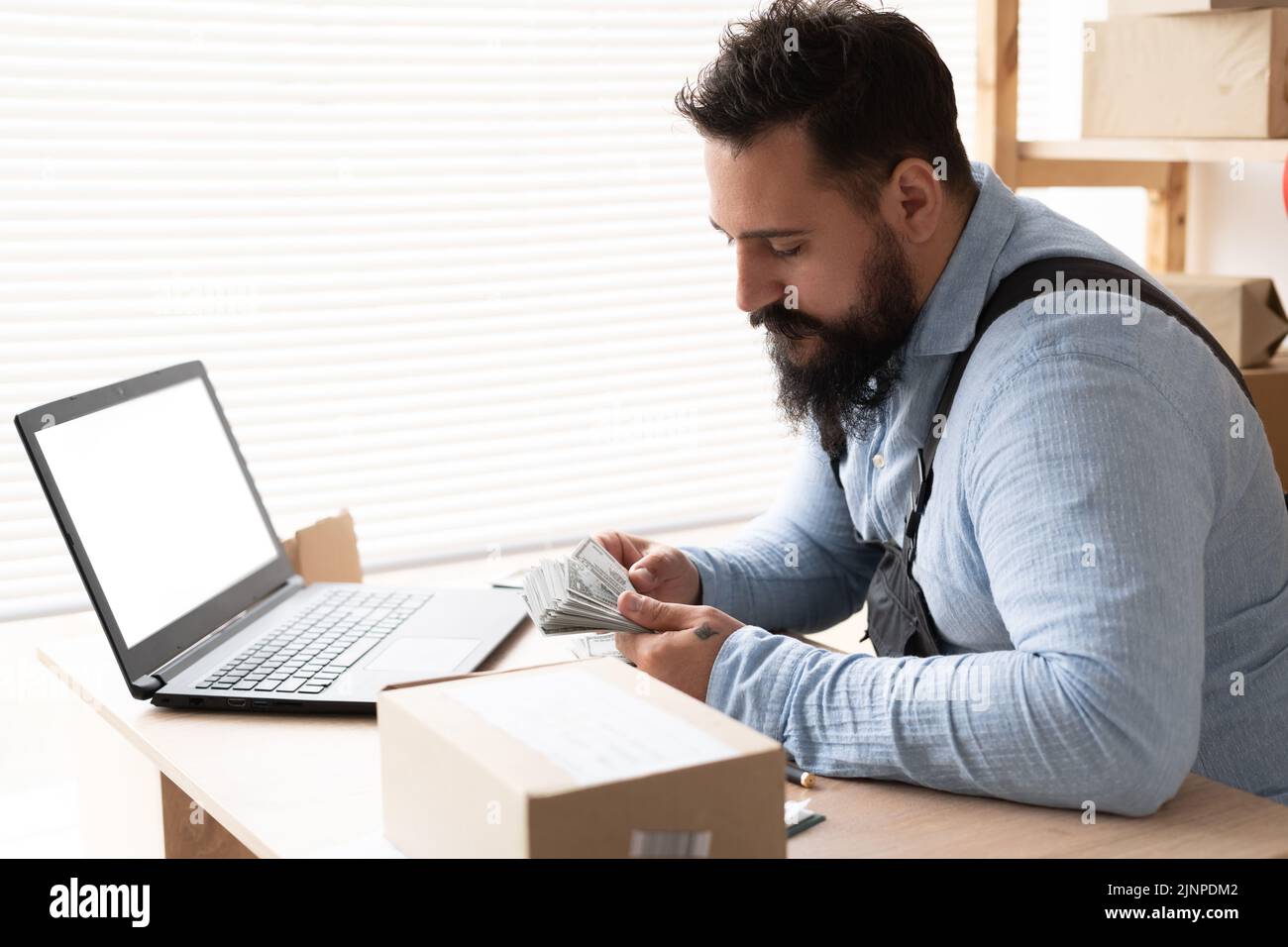 Small business aspiring entrepreneur, small and medium business freelance working in home office