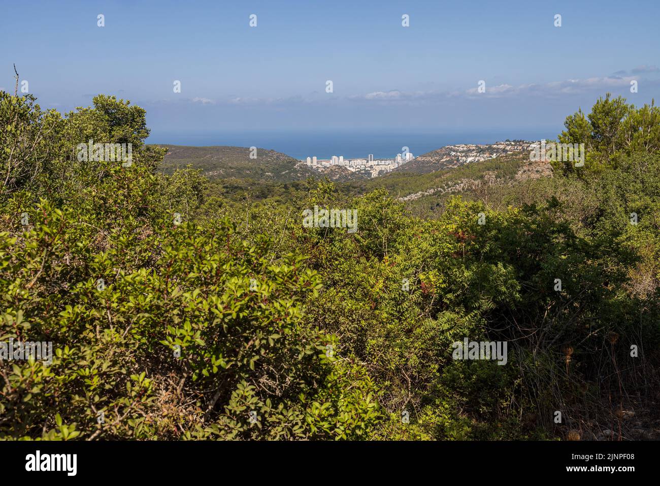 View of Mount Carmel National Park in the good weather Stock Photo Alamy