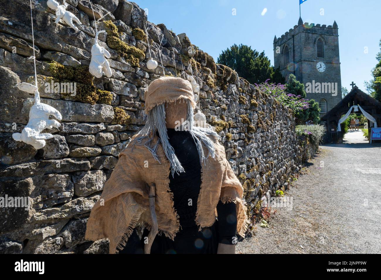 Kettlewell Scarecrow Festival (13th August 2022.) in the Yorkshire