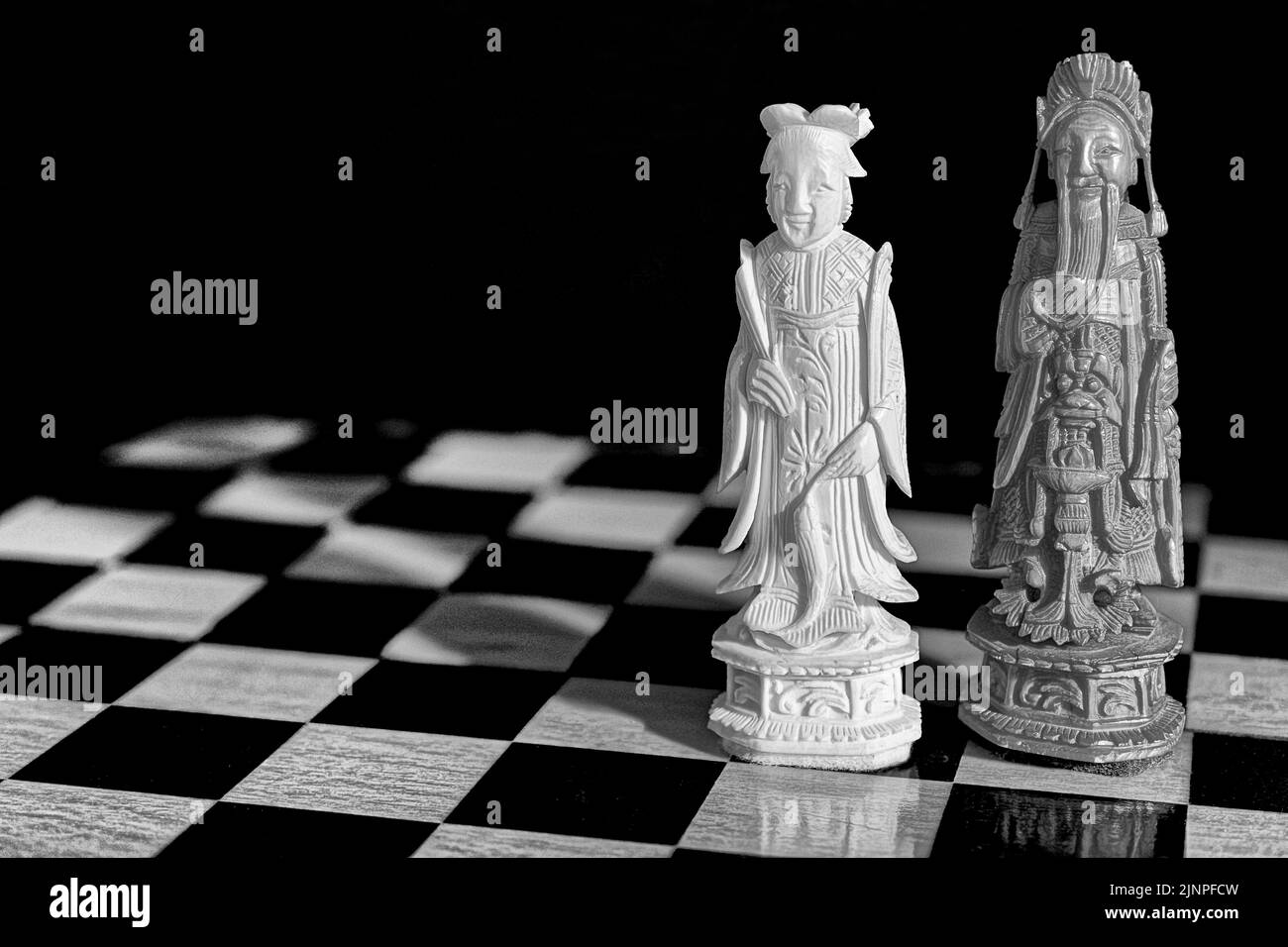 Photo chess pieces, China, Stock Photo