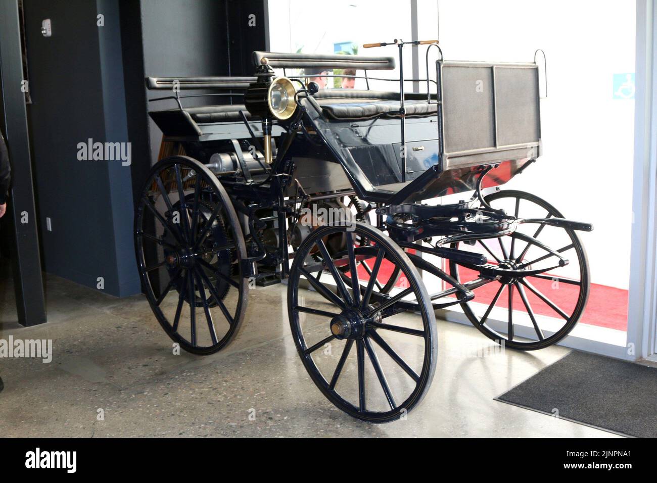 Long Beach, CA. 12th Aug, 2022. Classic Merdedes Four Wheel Car at arrivals for Grand Opening of Mercedes-Benz Classic Center, 3860 N Lakewood Blvd, Long Beach, CA August 12, 2022. Credit: Priscilla Grant/Everett Collection/Alamy Live News Stock Photo