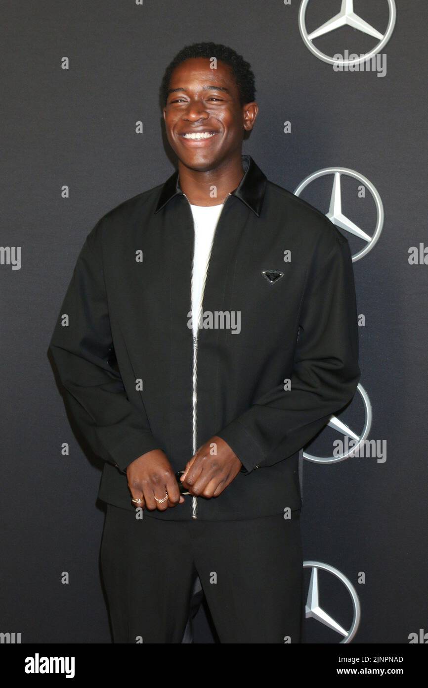 Long Beach, CA. 12th Aug, 2022. Damson Idris at arrivals for Grand Opening of Mercedes-Benz Classic Center, 3860 N Lakewood Blvd, Long Beach, CA August 12, 2022. Credit: Priscilla Grant/Everett Collection/Alamy Live News Stock Photo