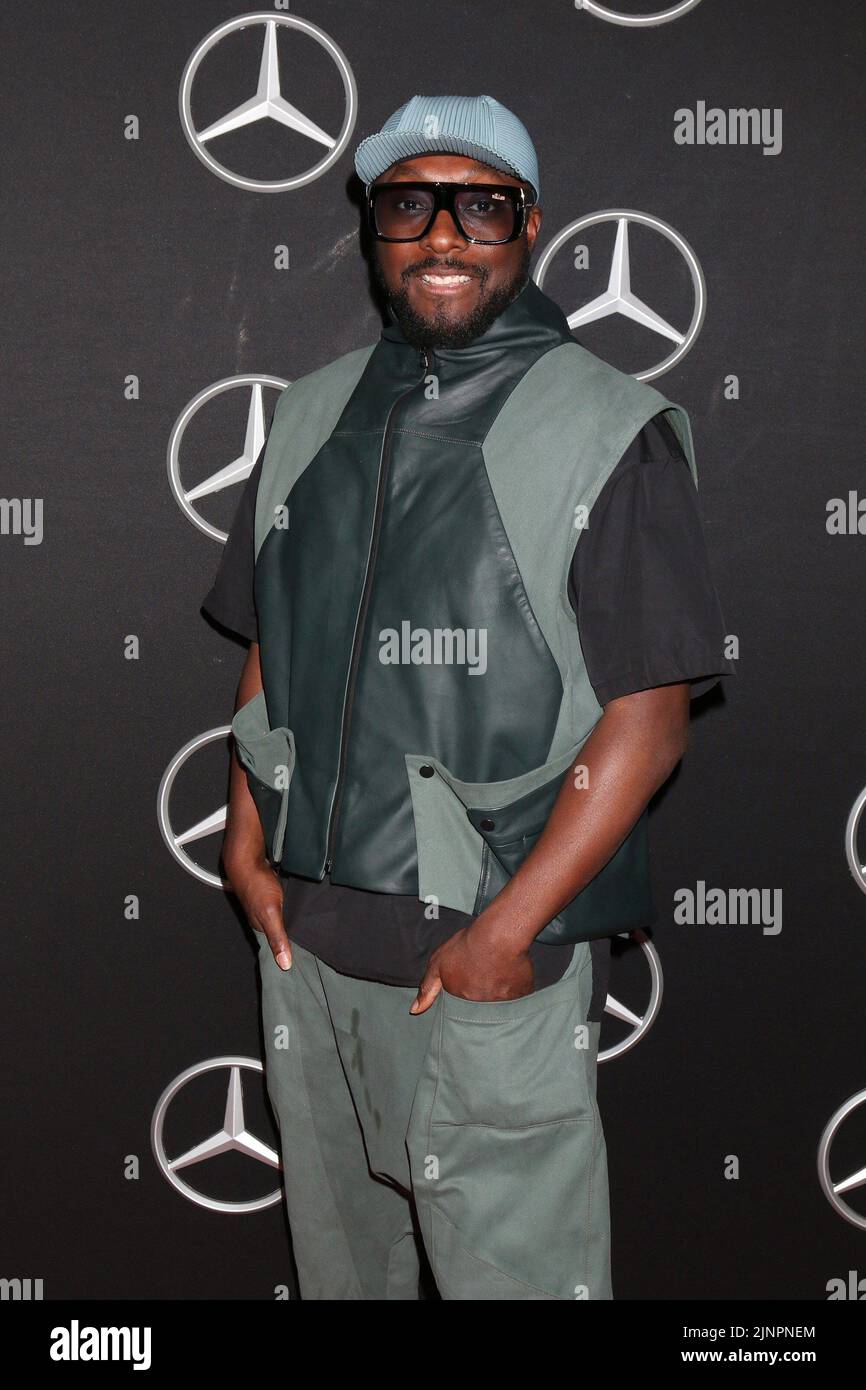 Long Beach, CA. 12th Aug, 2022. will.i.am at arrivals for Grand Opening of Mercedes-Benz Classic Center, 3860 N Lakewood Blvd, Long Beach, CA August 12, 2022. Credit: Priscilla Grant/Everett Collection/Alamy Live News Stock Photo