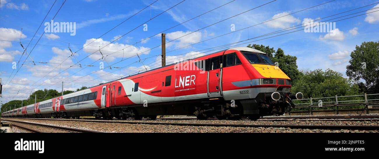 82222, East Coast Main Line Railway, Newark on Trent, Nottinghamshire, England, UK Stock Photo