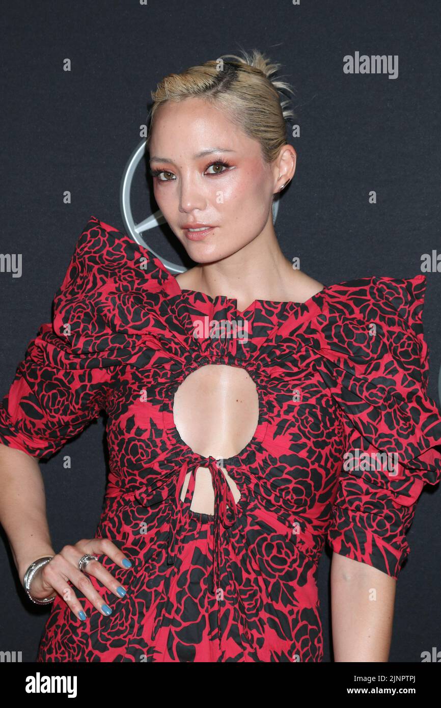 August 12, 2022, Long Beach, CA, USA: LOS ANGELES - AUG 12:  Pom Klementieff at the Grand Opening of Mercedes-Benz Classic Center at Mercedes-Benz Classic Center on August 12, 2022 in Long Beach, CA (Credit Image: © Kay Blake/ZUMA Press Wire) Stock Photo