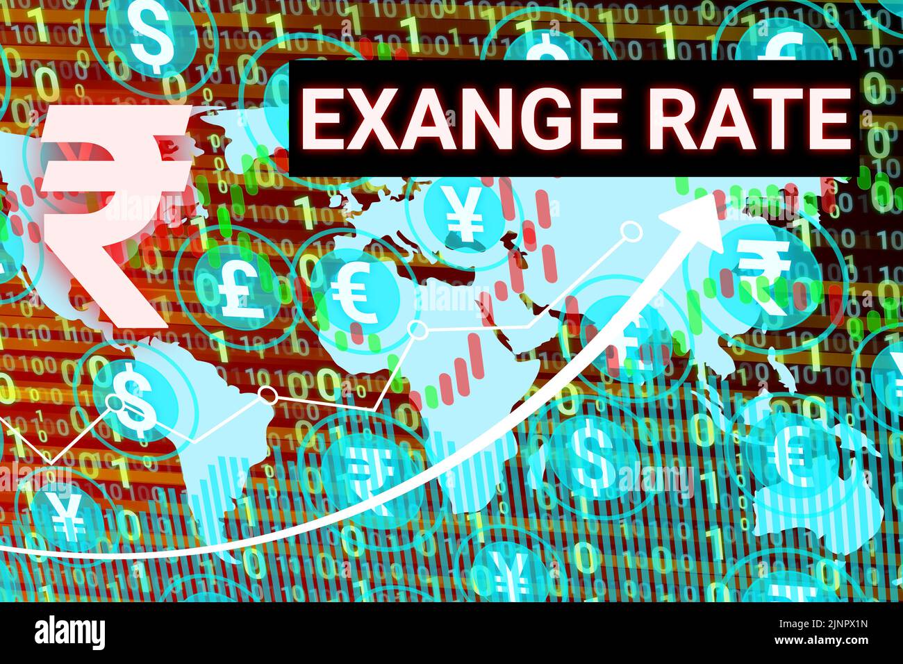 Rupee Exchange Rate Background With Currency Symbol Graphs And Numbers rupee-exchange-rate-background-with-currency-symbol-graphs-and-numbers