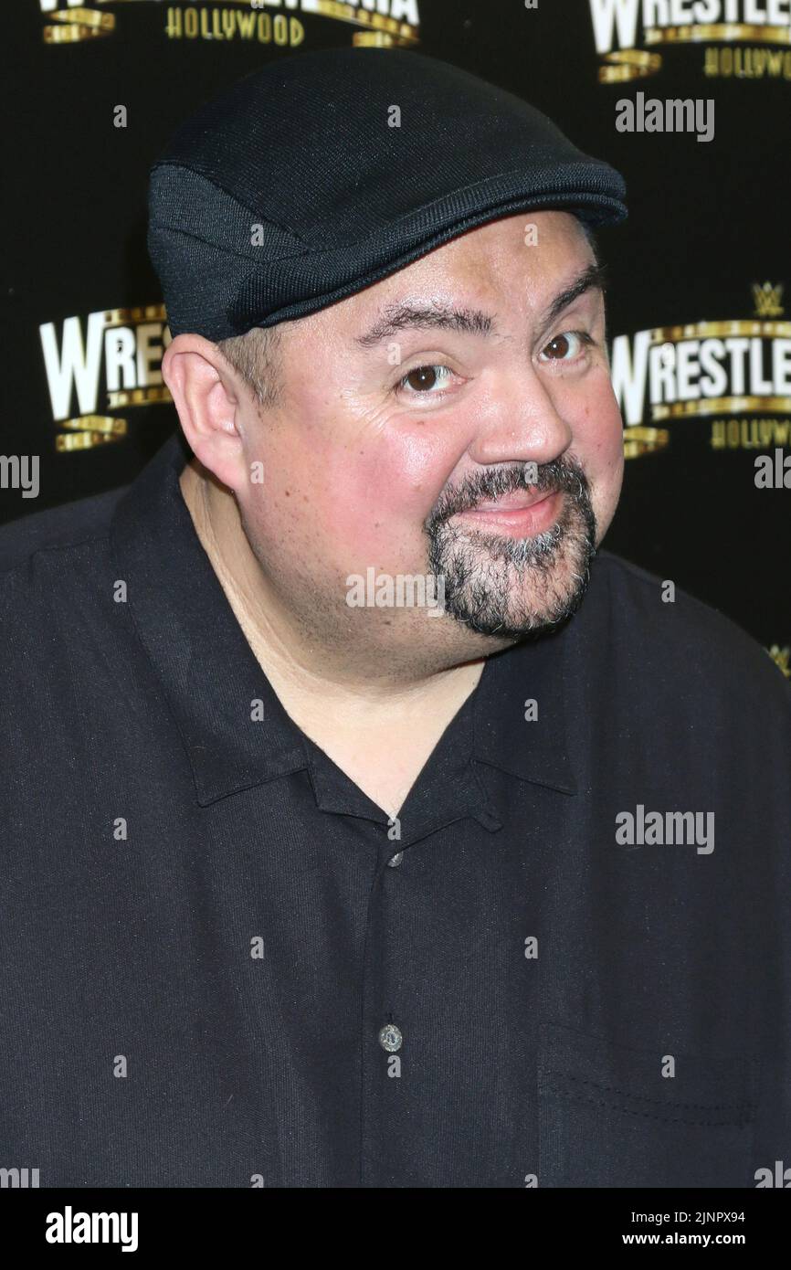 August 11, 2022, Los Angeles, CA, USA: LOS ANGELES - AUG 11: Gabriel Fluffy Iglesias at the WrestleMania Launch Party at SoFi Stadium on August 11, 2022 in Los Angeles, CA (Credit Image: © Kay Blake/ZUMA Press Wire) Stock Photo