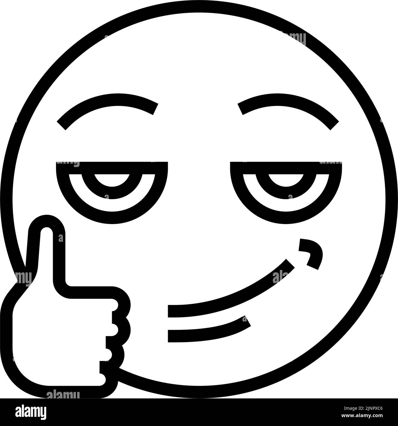 like emoji line icon vector illustration Stock Vector Image & Art Alamy