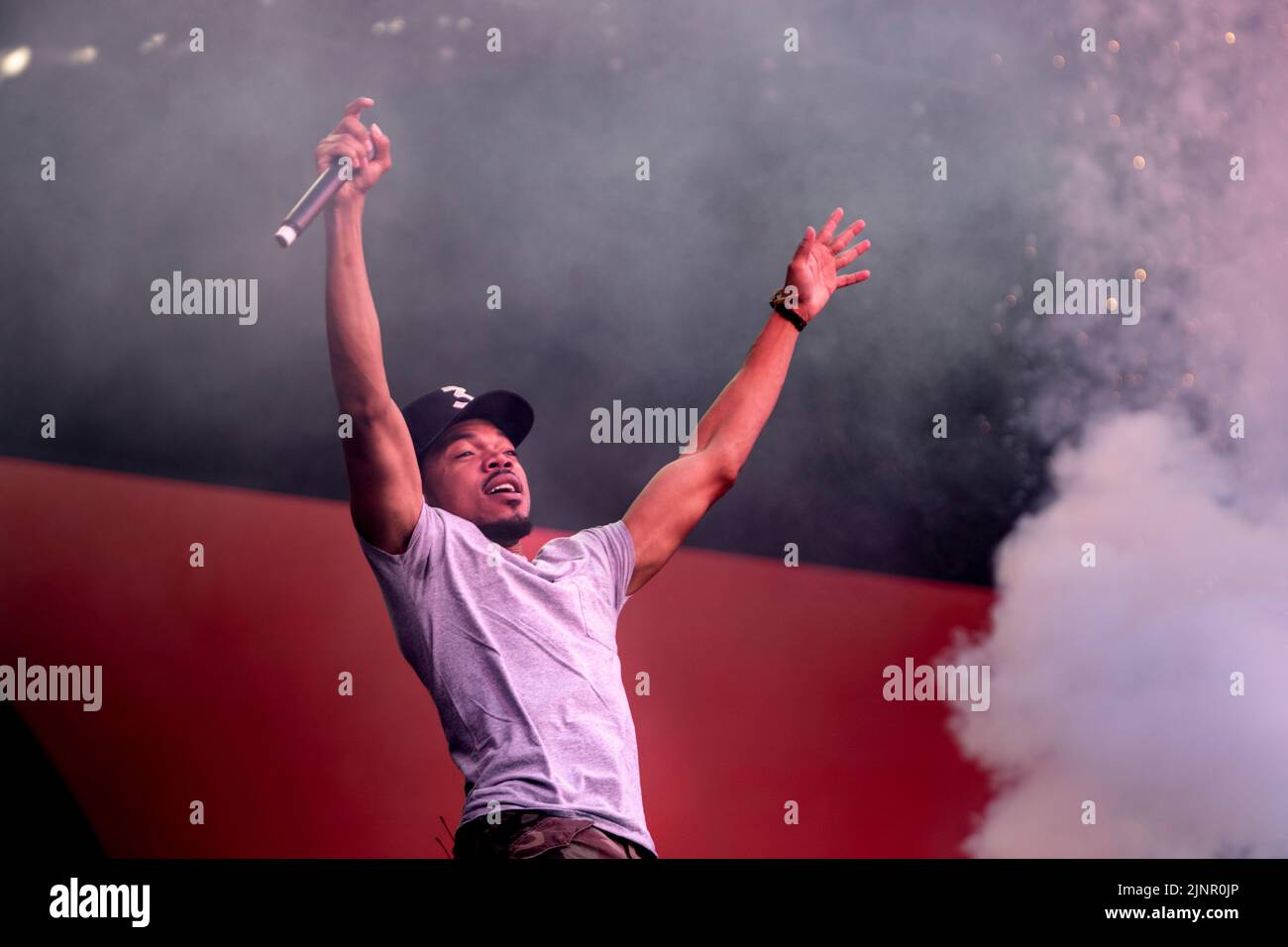 Chance The Rapper (US) performs at Way Out West in Gothenburg, Sweden ...