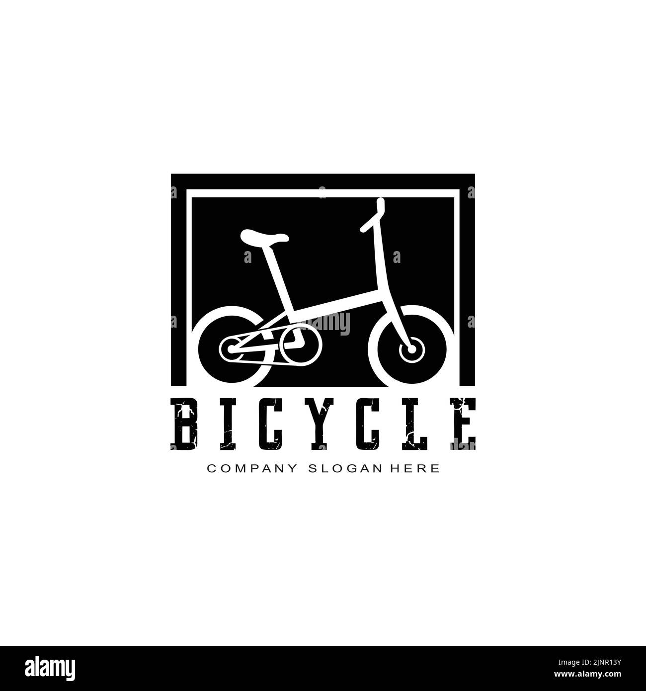 Bike Logo Icon Vector, vehicle for sports, racing, casual, downhill