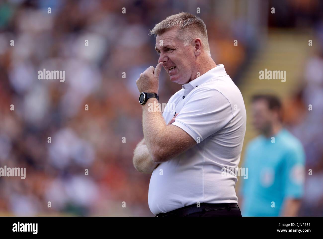 Norwich City manager Dean Smith during the Sky Bet Championship match at the MKM Stadium, Hull. Picture date: Saturday August 13, 2022. Stock Photo