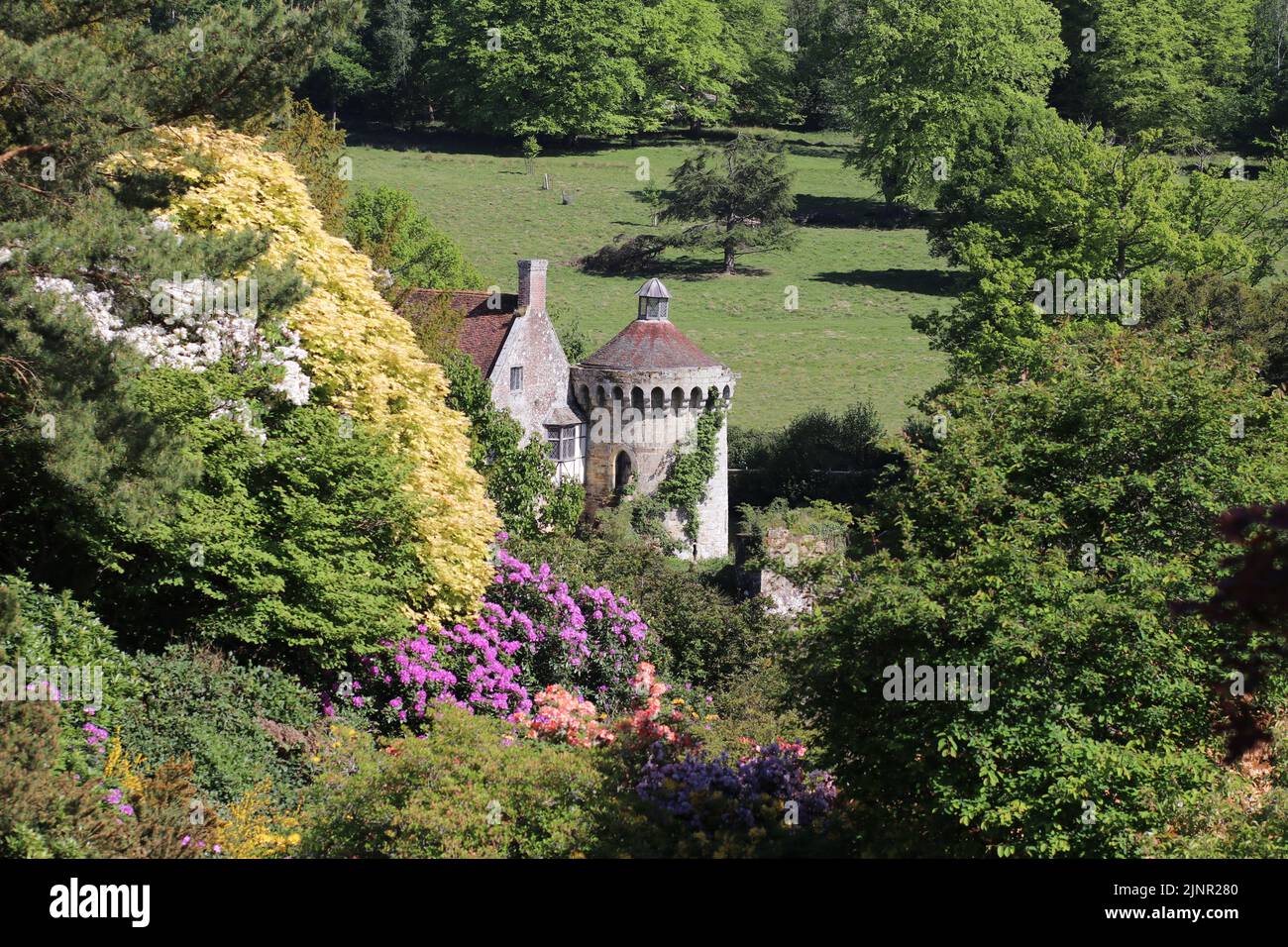 Scotney Castle in Kent, England Stock Photo