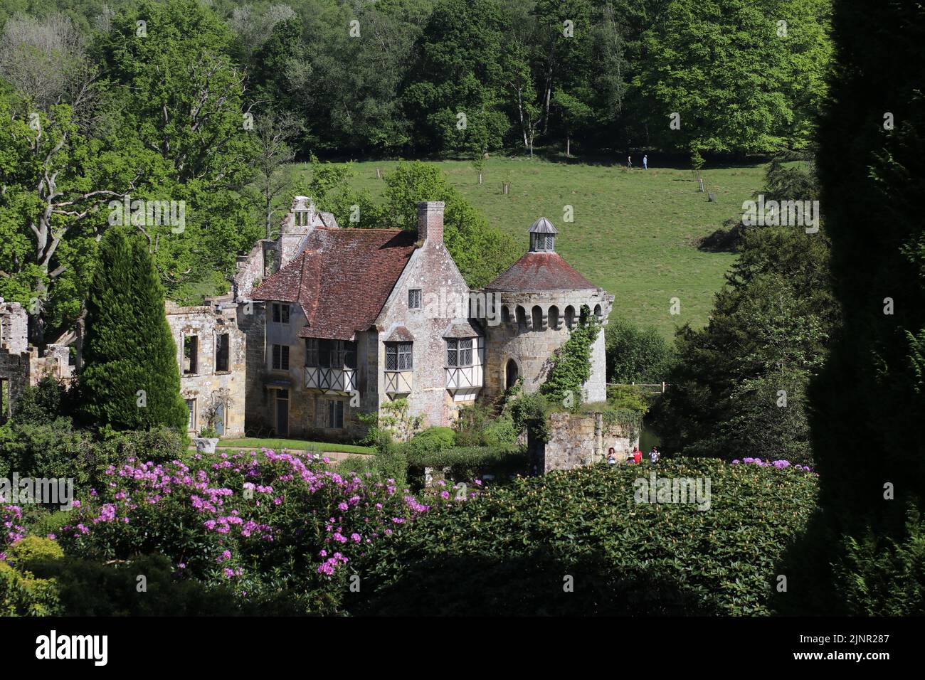 Scotney Castle in Kent, England Stock Photo