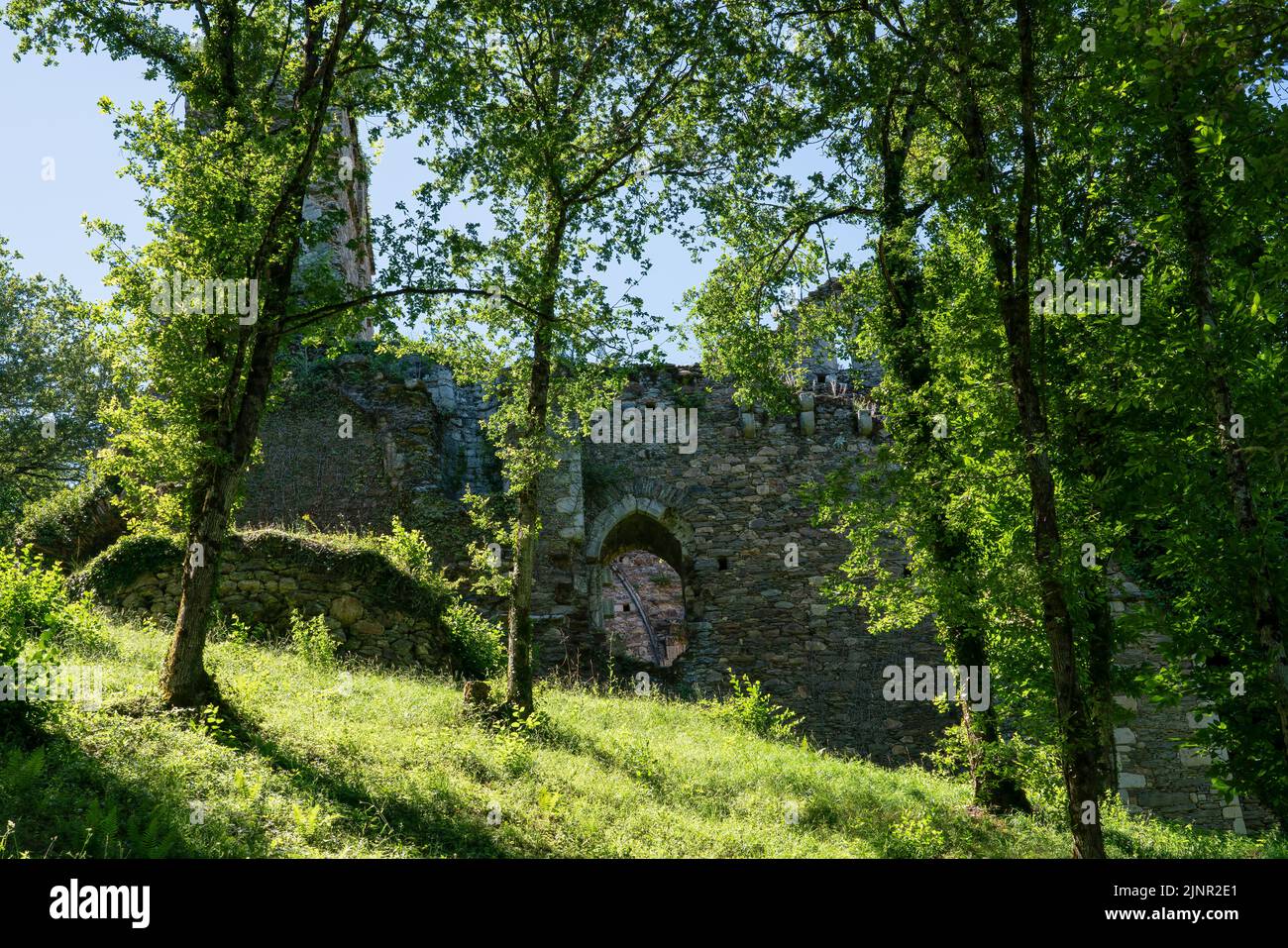 magnificent Chalucet Castle, Limoges France Stock Photo Alamy