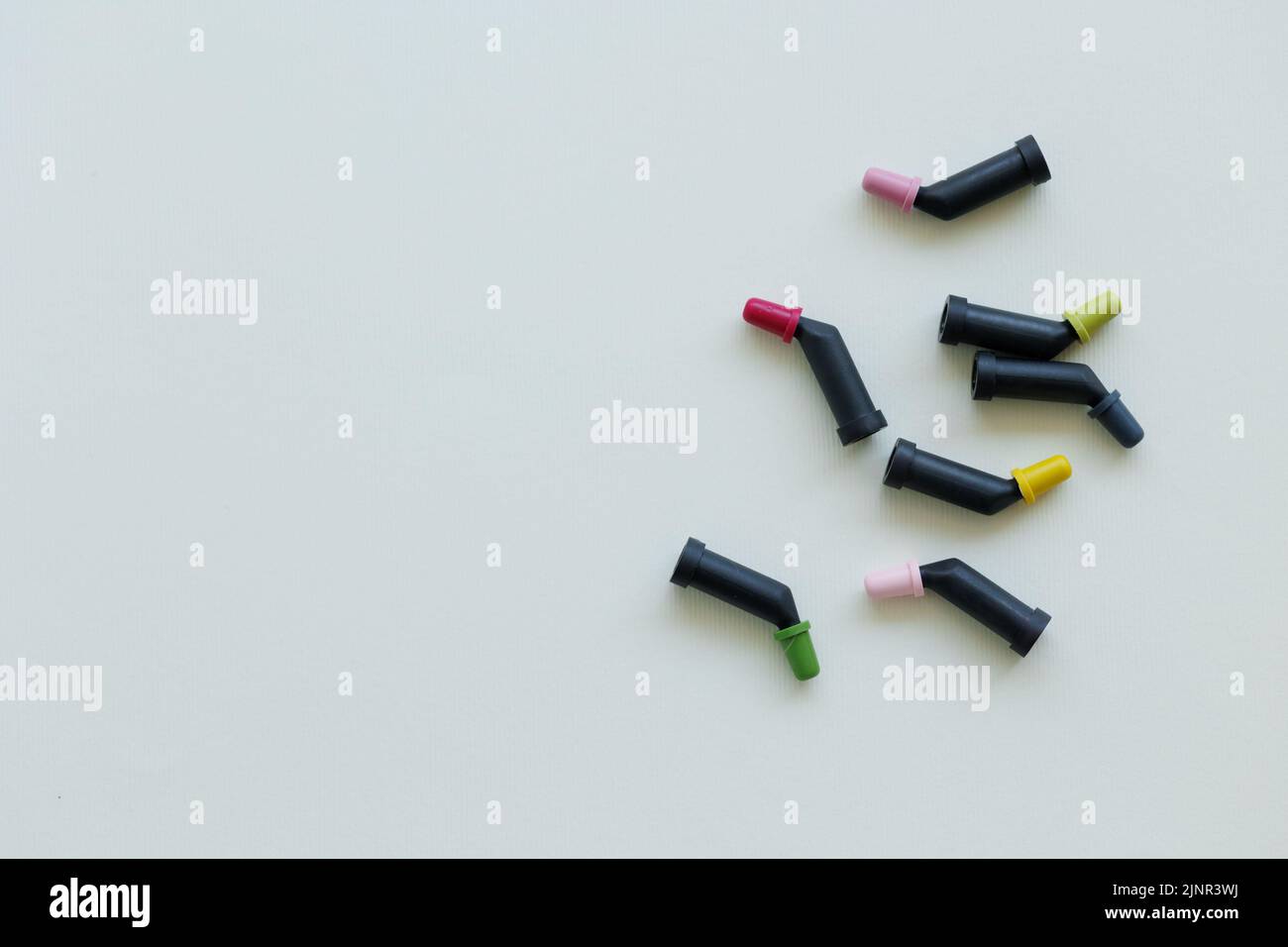 Tubes with dental composite filling materials Stock Photo