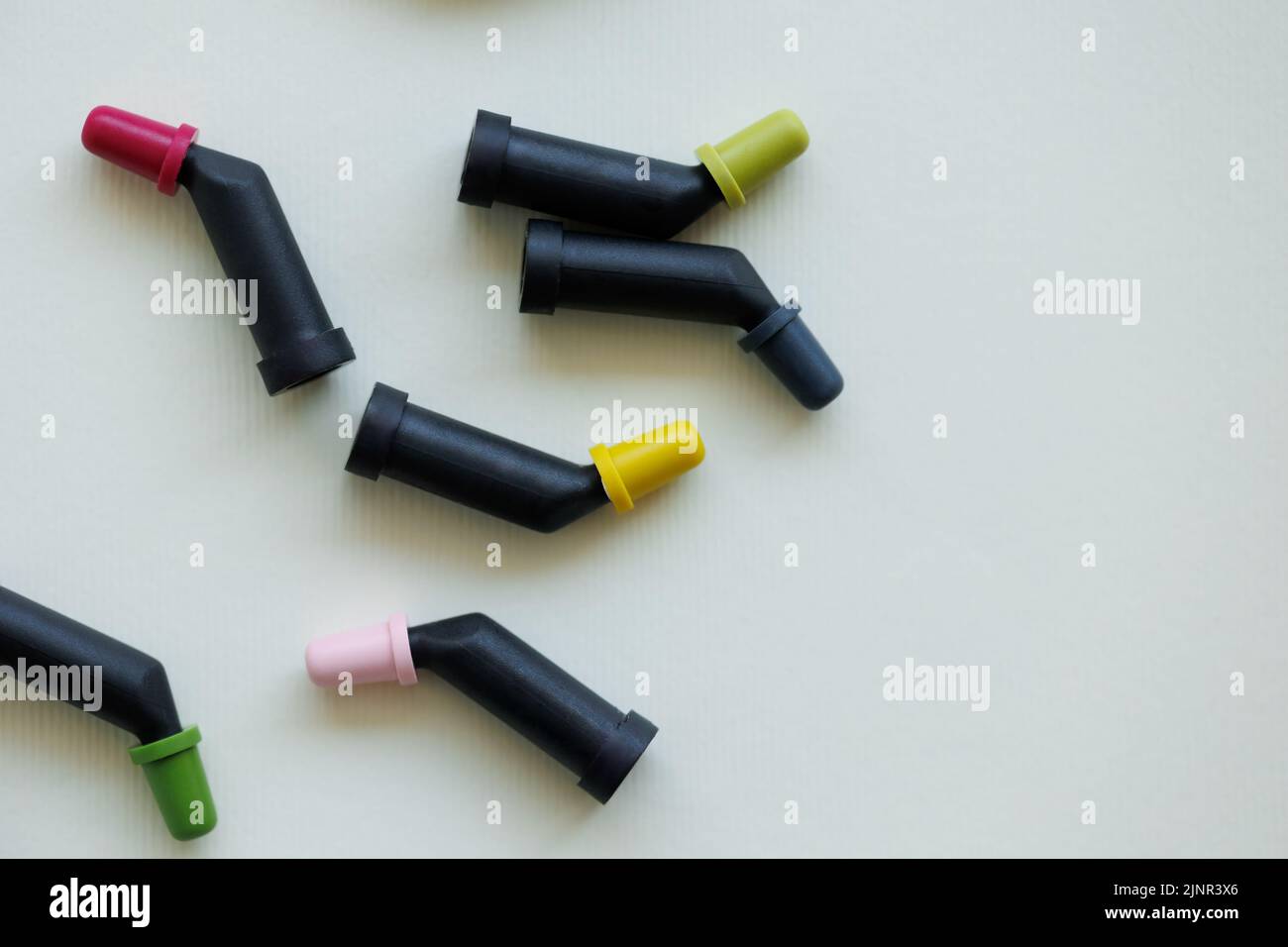 Tubes with dental composite filling materials Stock Photo
