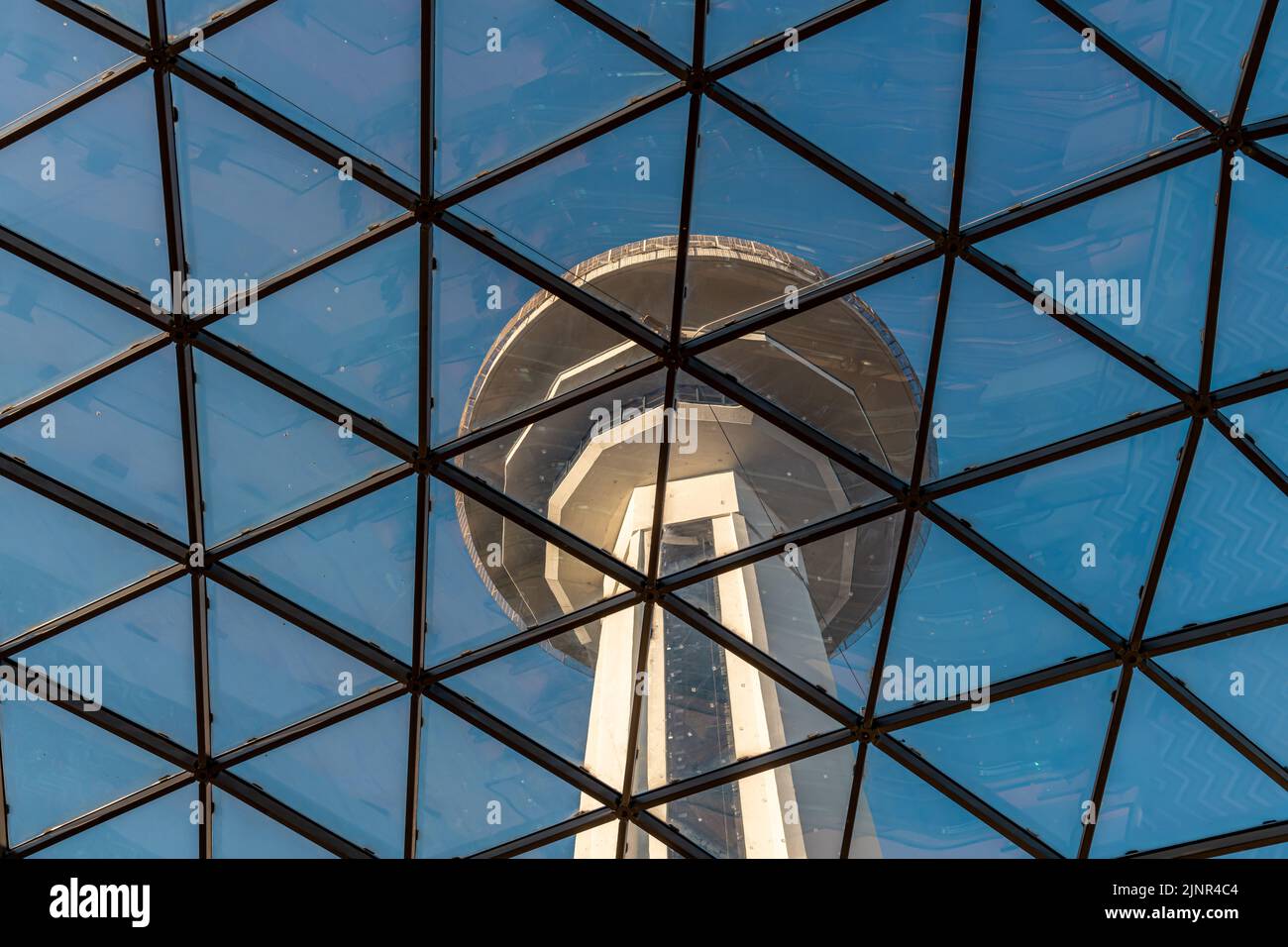 Ankara, Turkey - July 05, 2022: Atakule Tower is the primary landmark of Ankara, Turkey Stock Photo