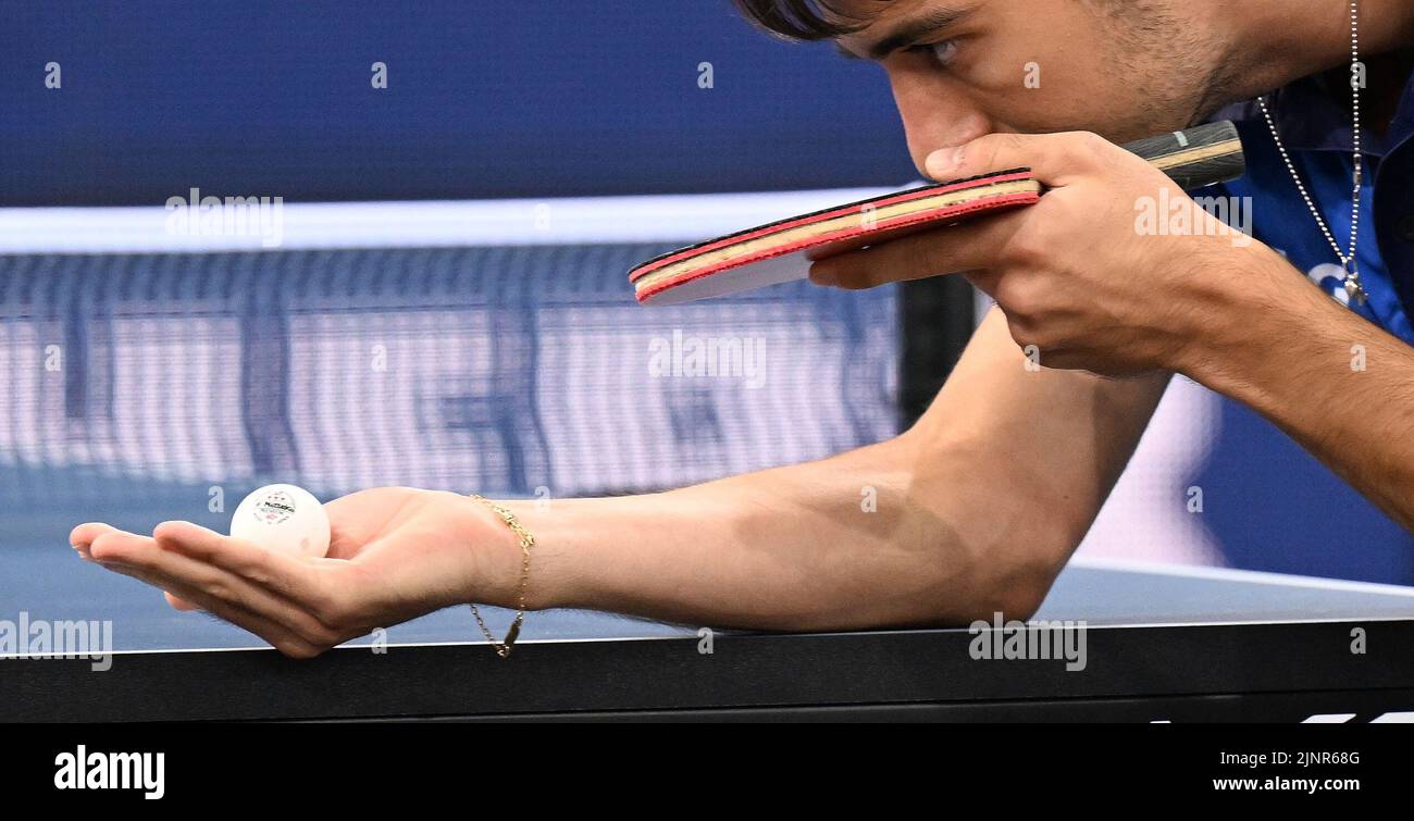 Munich, Germany. 13th Aug, 2022. European Championships, table tennis