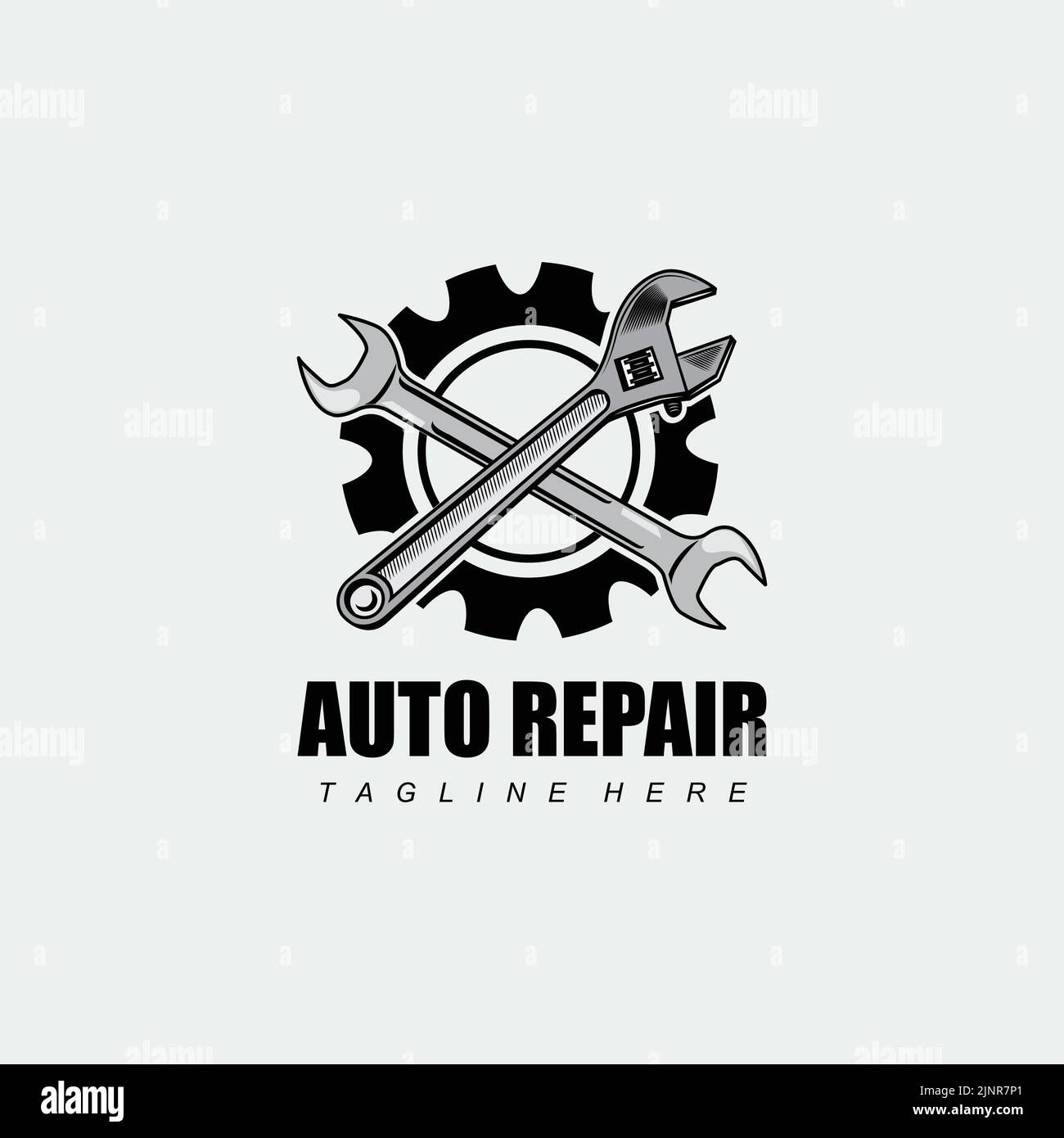 AUTOMOTIVE CAR REPAIR LOGO DESIGN SUITABLE FOR COMPANY LOGO STICKERS