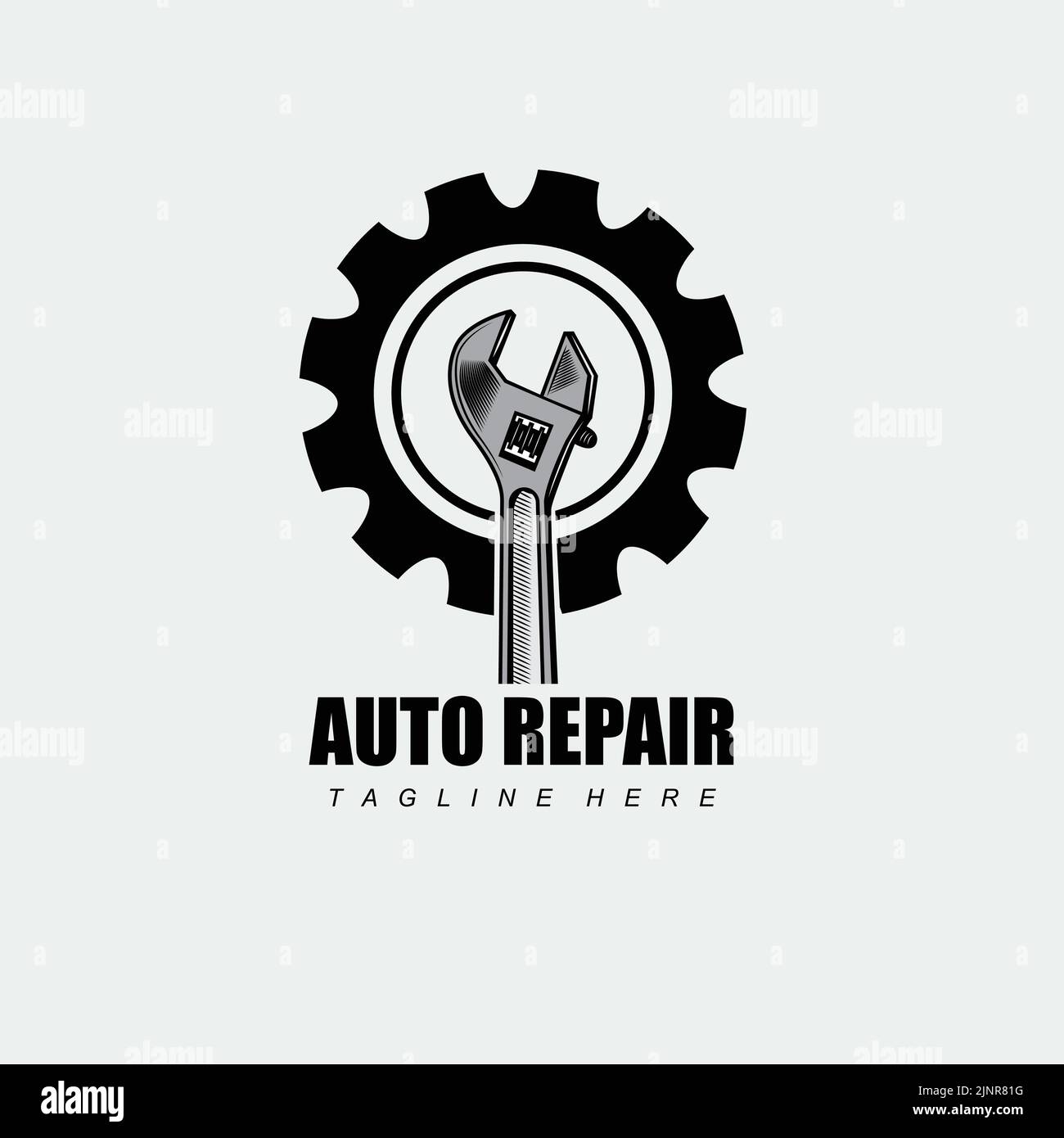 AUTOMOTIVE CAR REPAIR LOGO DESIGN SUITABLE FOR COMPANY LOGO STICKERS