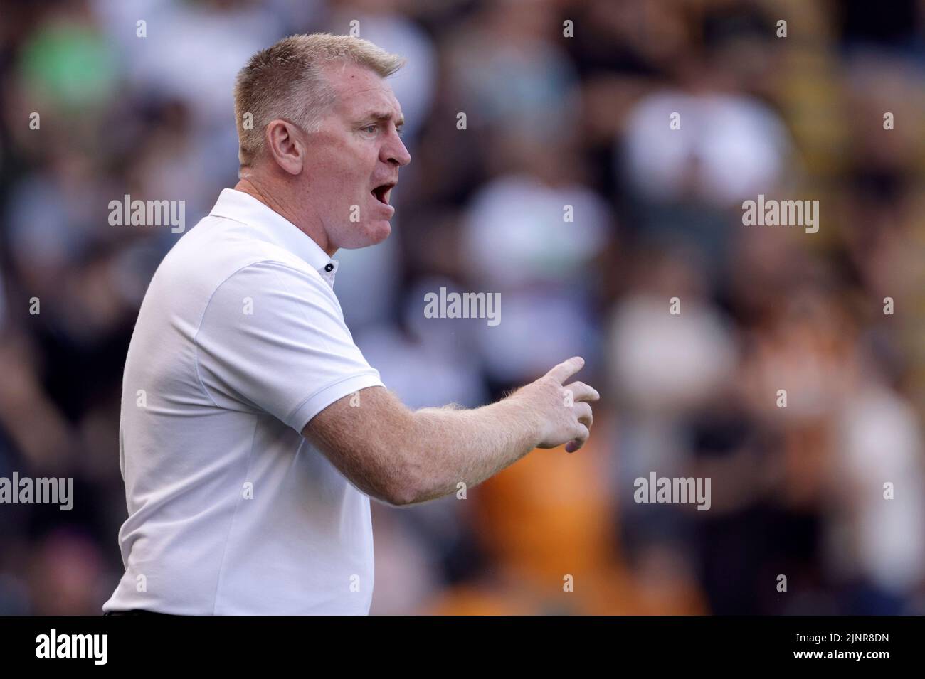 Norwich City manager Dean Smith during the Sky Bet Championship match at the MKM Stadium, Hull. Picture date: Saturday August 13, 2022. Stock Photo