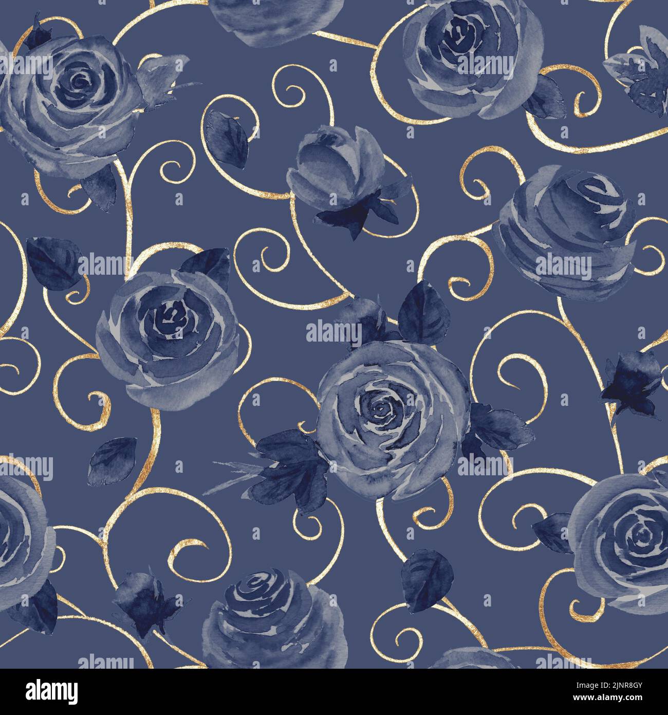 Navy blue and rose gold background hires stock photography and images