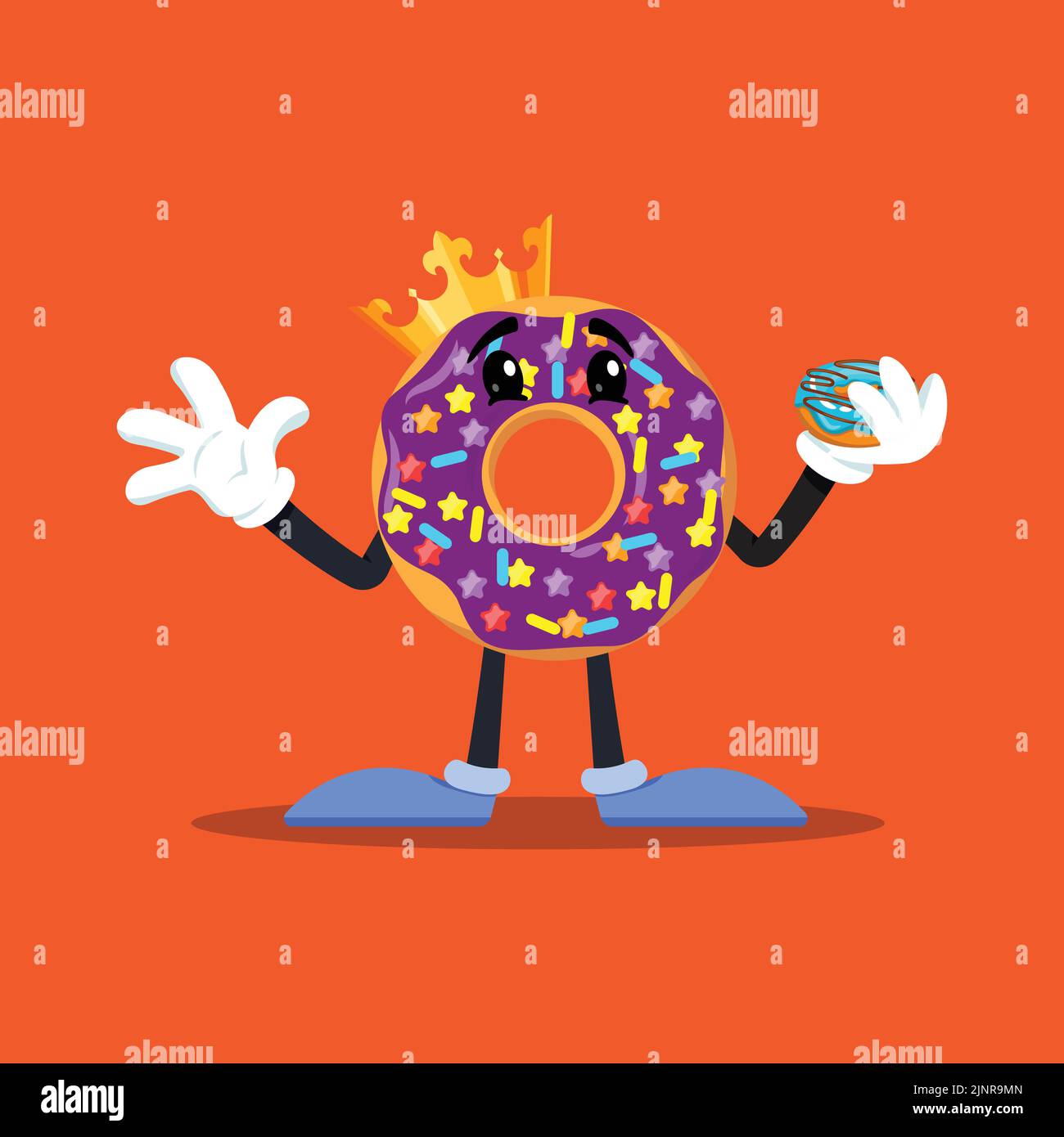 Food Vector Design Soft Round Sweet Donuts That Everyone Loves Children Or Adults, Suitable For Companies, Stickers, Screen Printing, Flayers Stock Vector