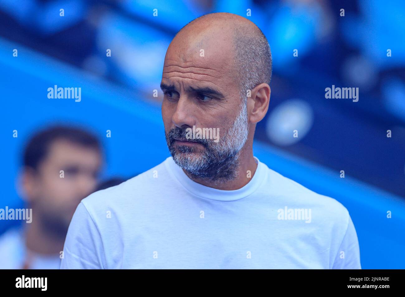 Pep Guardiola the Manchester City manager Stock Photo