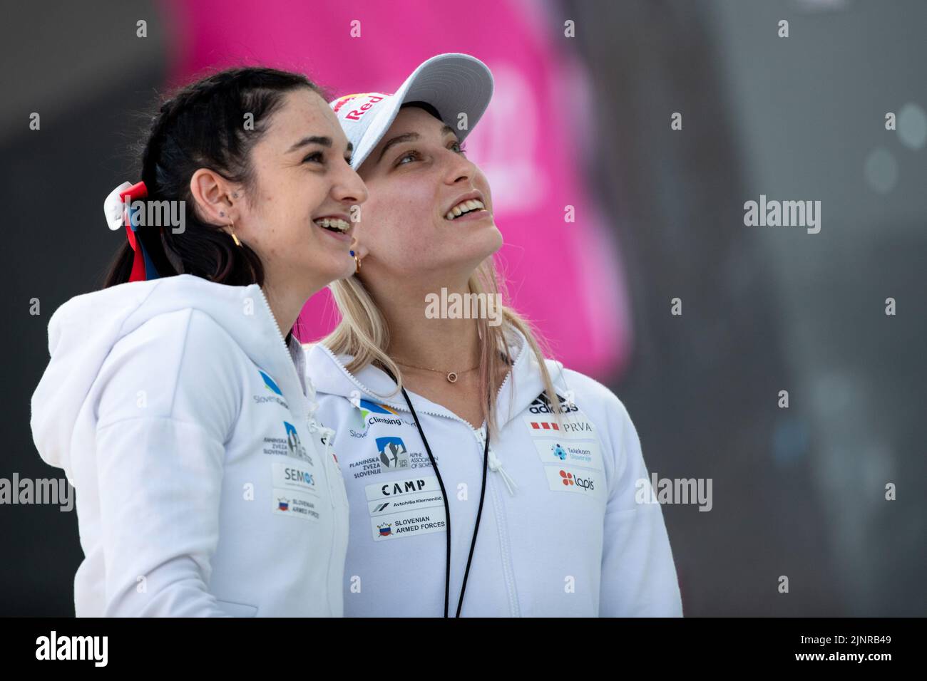 Munich, Germany. 13th Aug, 2022. Munich, Germany, August 13th 2022 Mia Krampl (SLO) and Janja