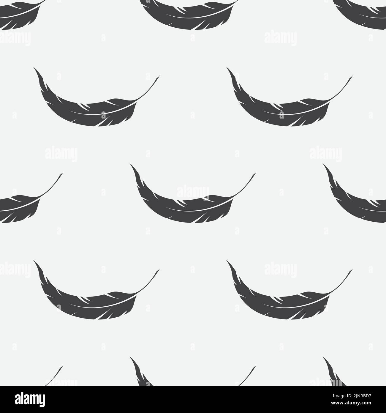 Bird feather seamless pattern background Stock Vector Image & Art - Alamy