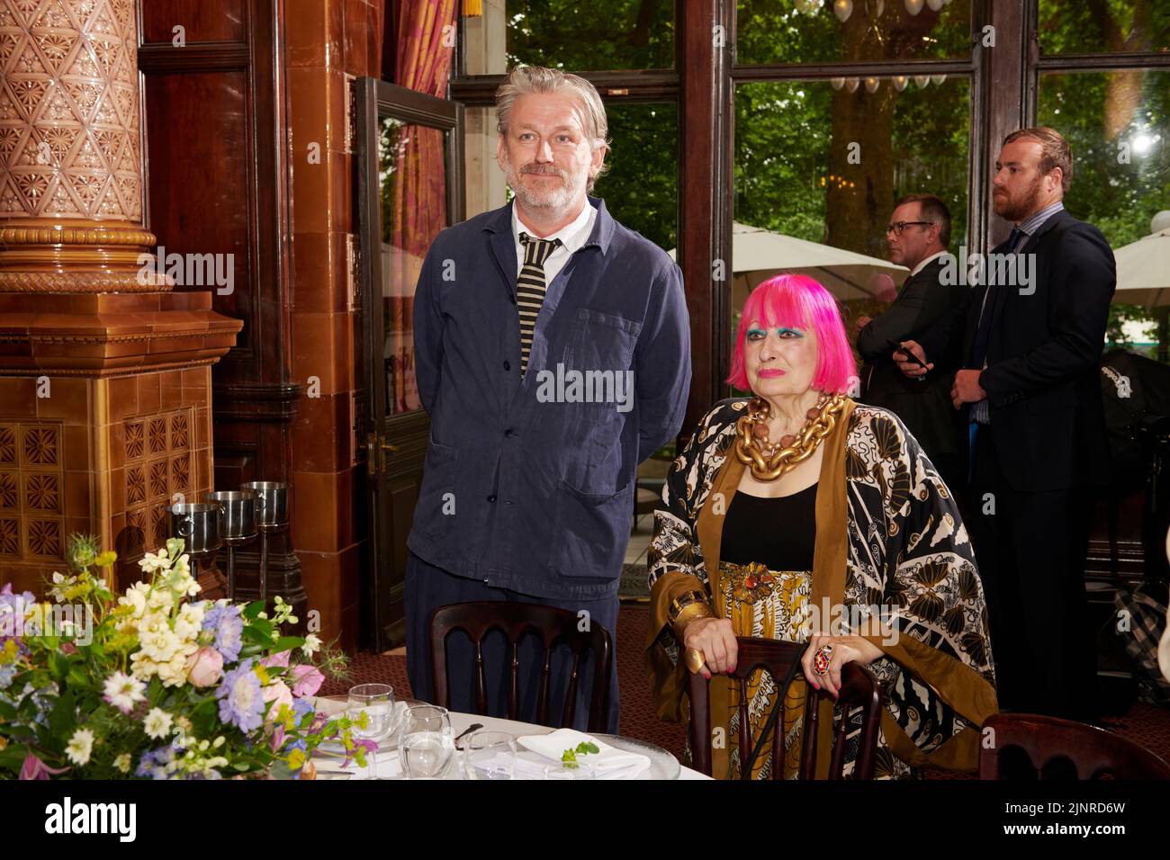 Duchess cornwall zandra rhodes hi-res stock photography and images - Alamy