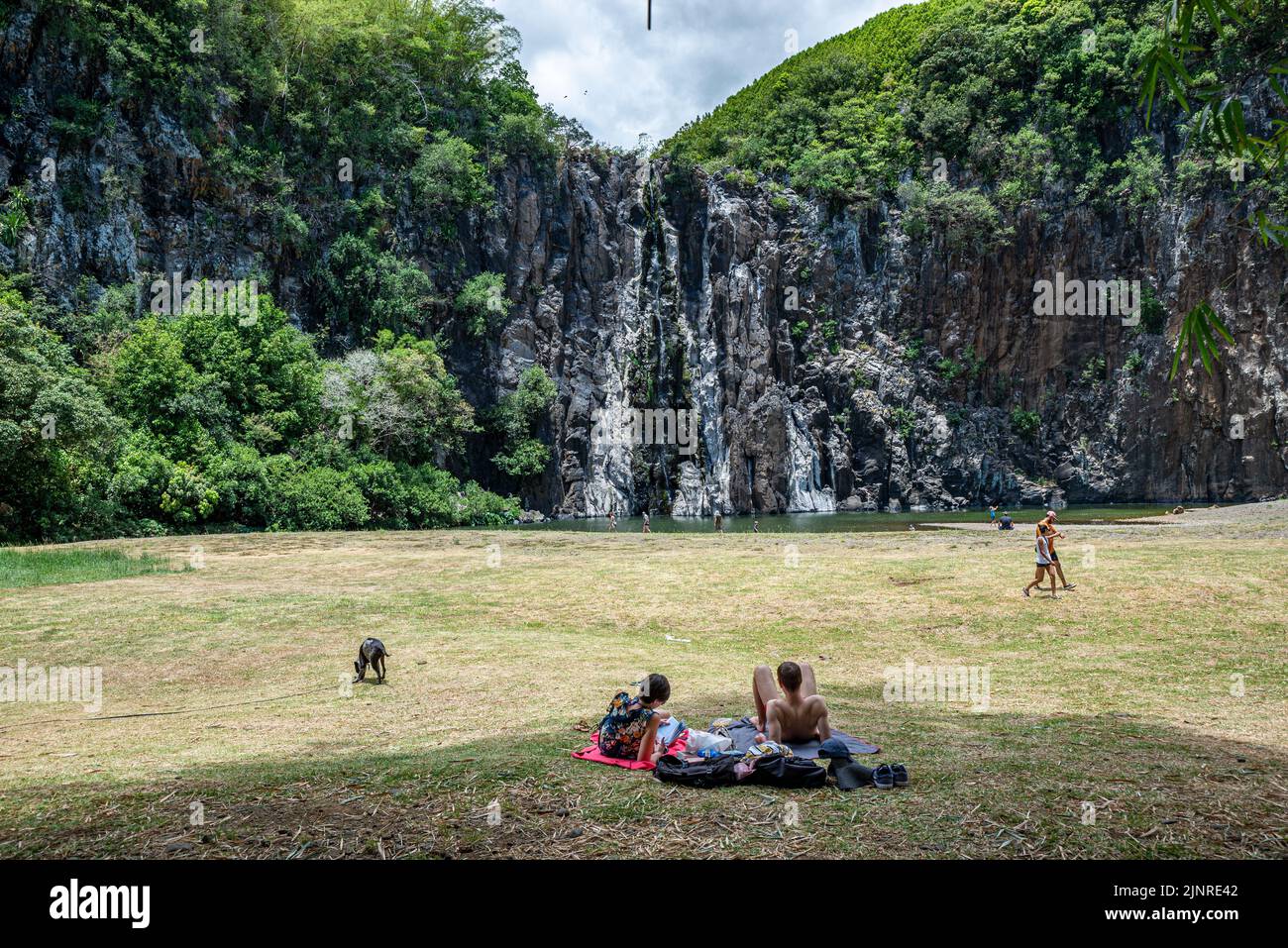 Niagara Falls, Sainte Marie, Réunion Island, France Stock Photo Alamy