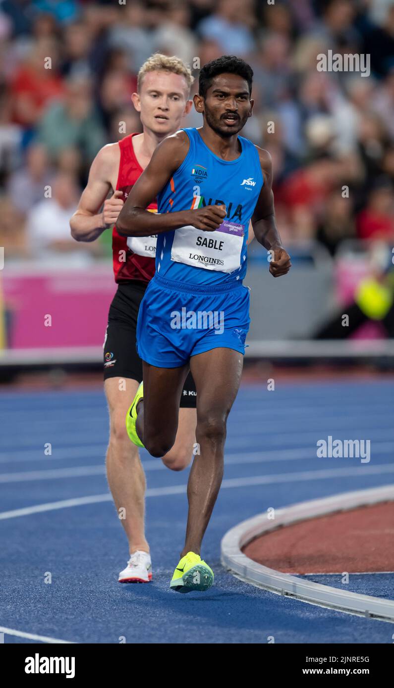 Avinash Mukund Sable of India competing in the men’s 5000m final at the