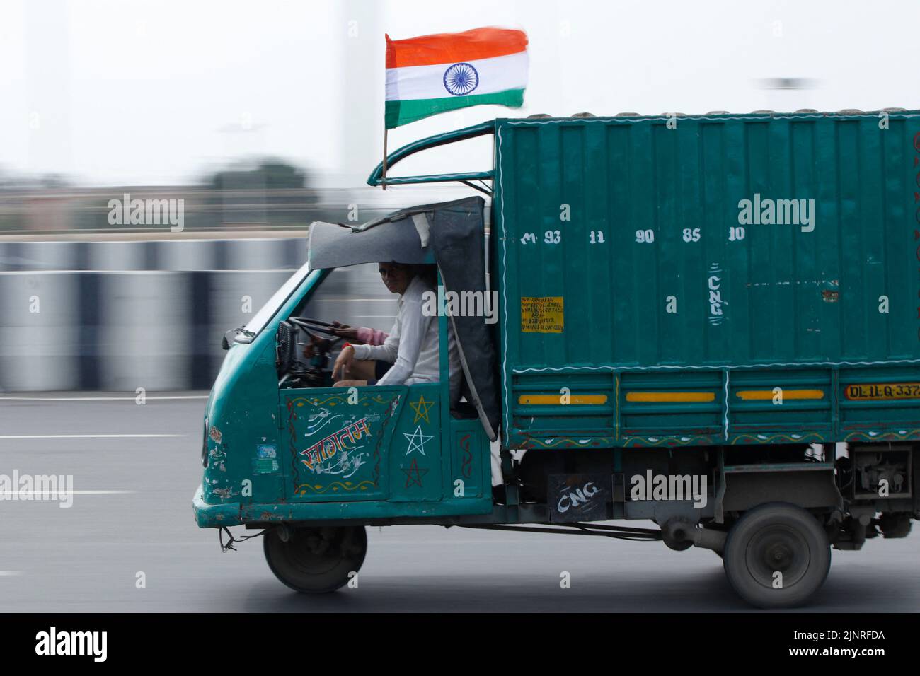 An auto rickshaw owner decorates Indian national as part of upcoming ...