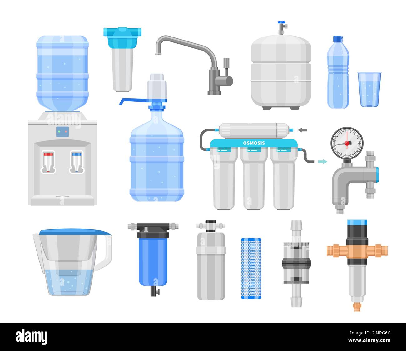 Water purifier. Cleaning filtration and antibacterial water treatment