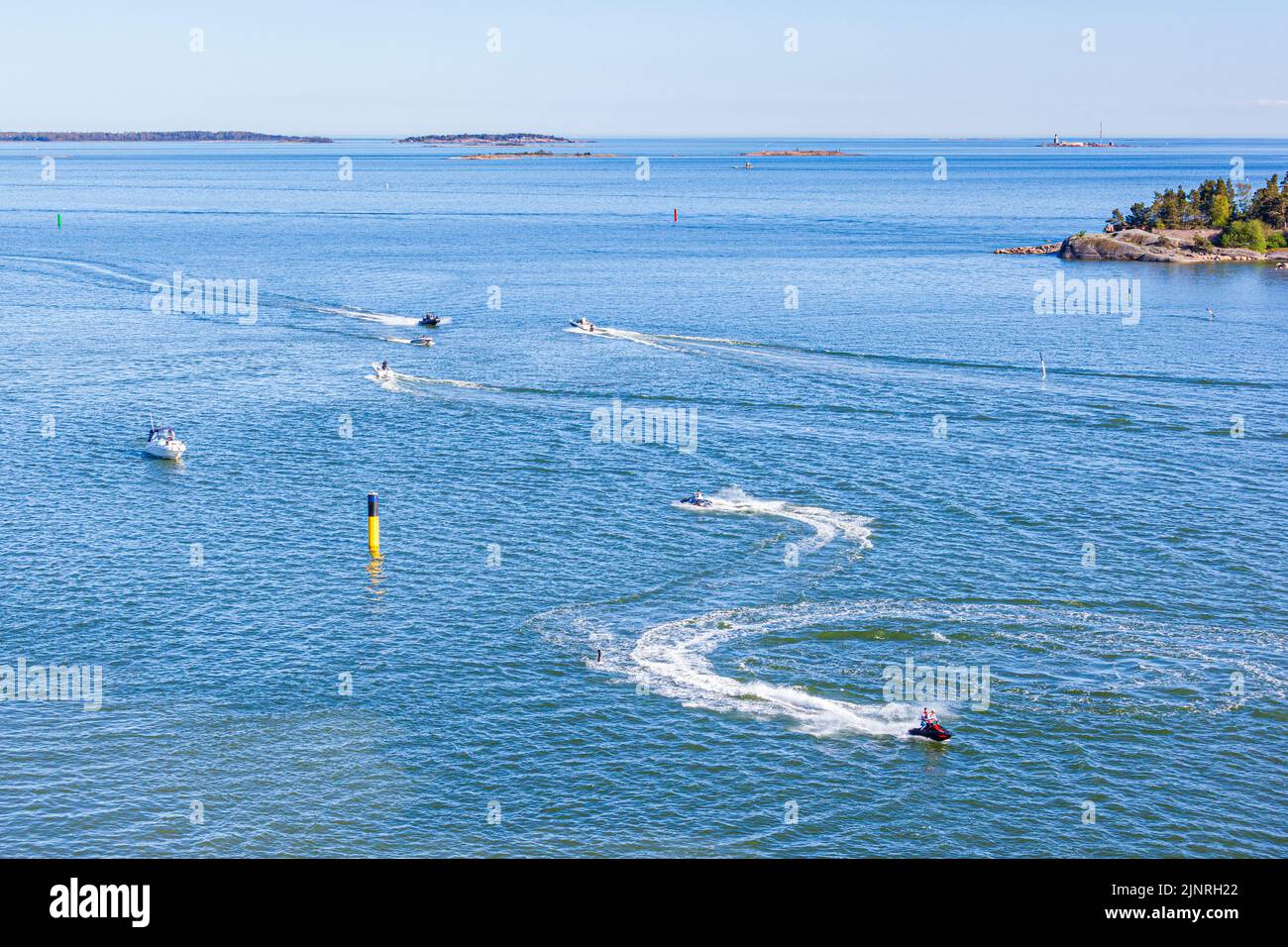 Speed boats helsinki hi-res stock photography and images - Alamy