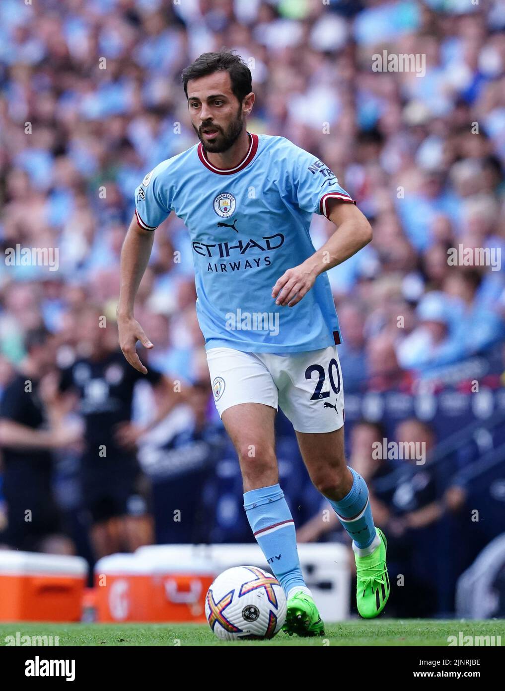 Manchester City's Bernardo Silva during the Premier League match at the