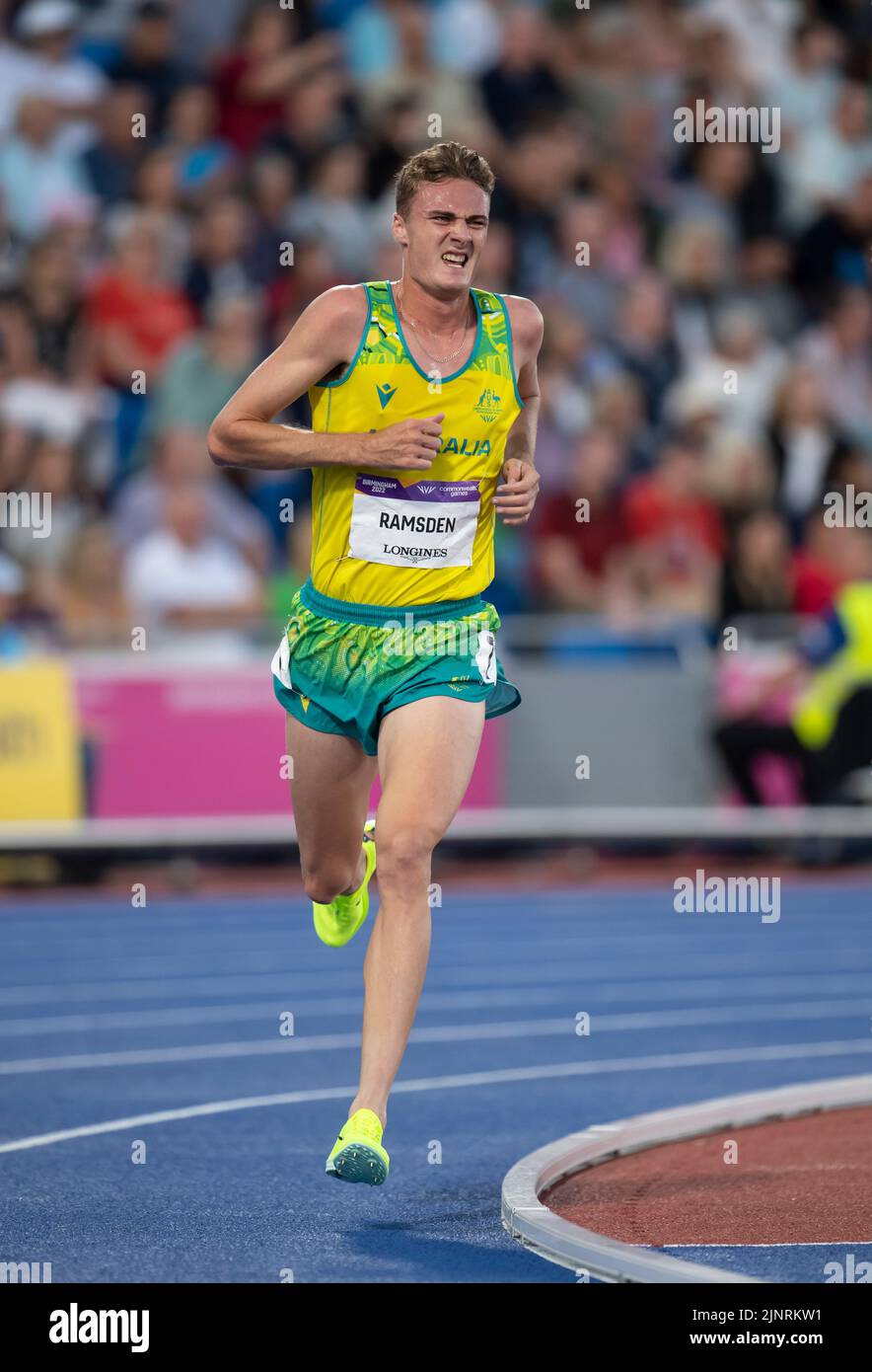 Matthew Ramsden of Australia competing in the men’s 5000m final at the ...