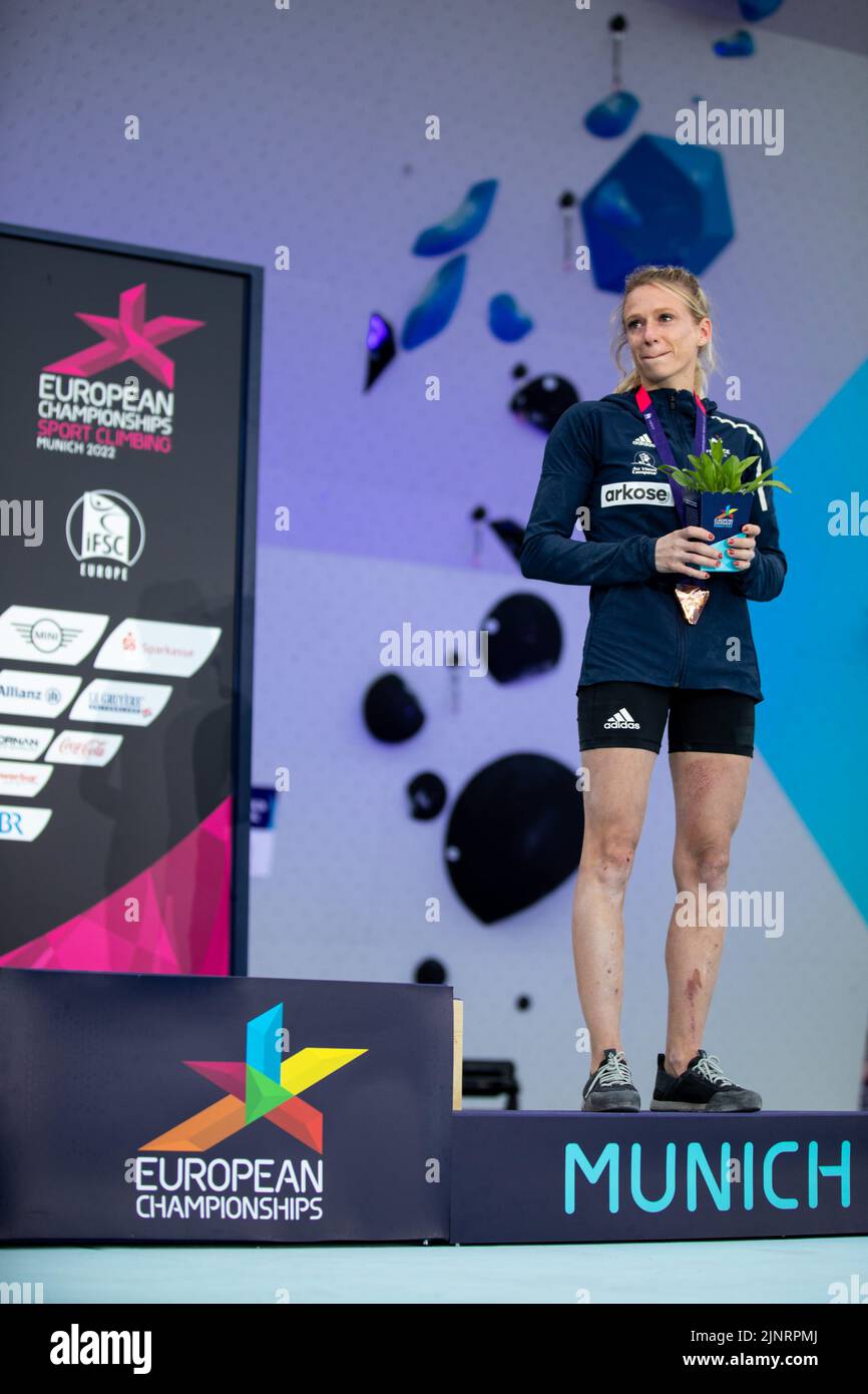 Munich, Germany. 13th Aug, 2022. Munich, Germany, August 13th 2022 Manon Hily (FRA) during the