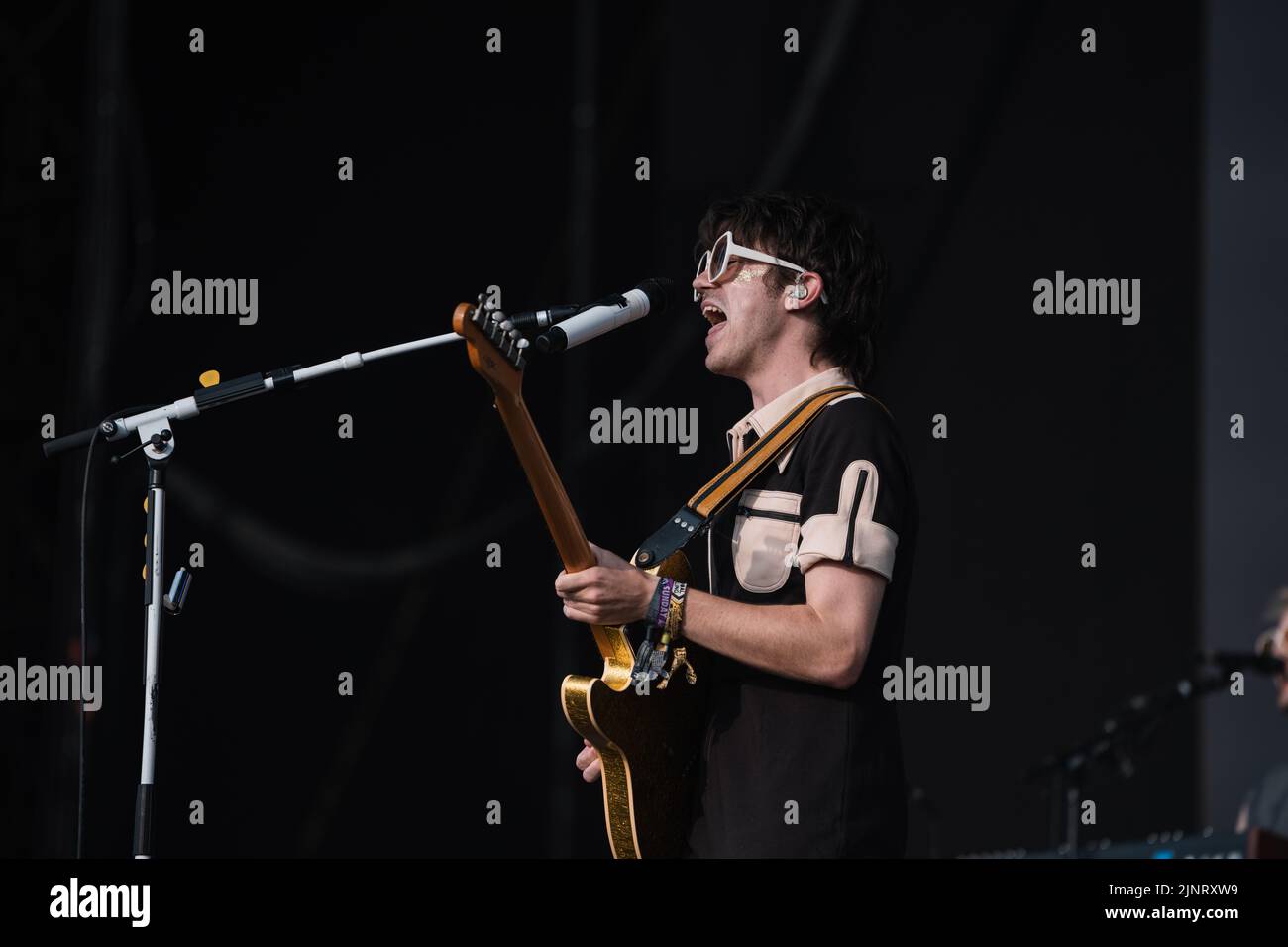 Newquay, Cornwall, UK. 13th August, 2022. Declan McKenna performing on ...