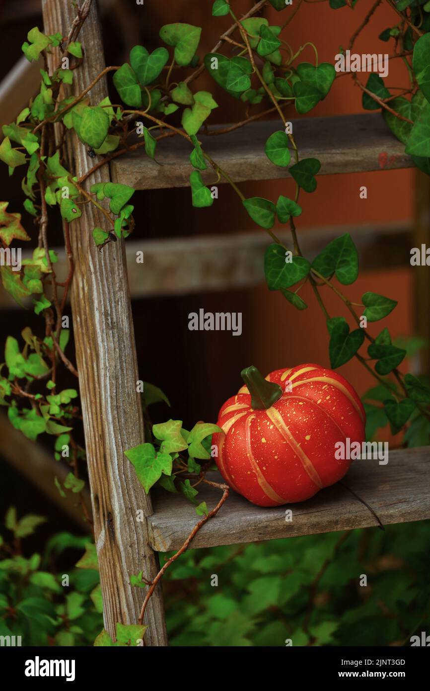 Street Halloween decorations Stock Photo Alamy