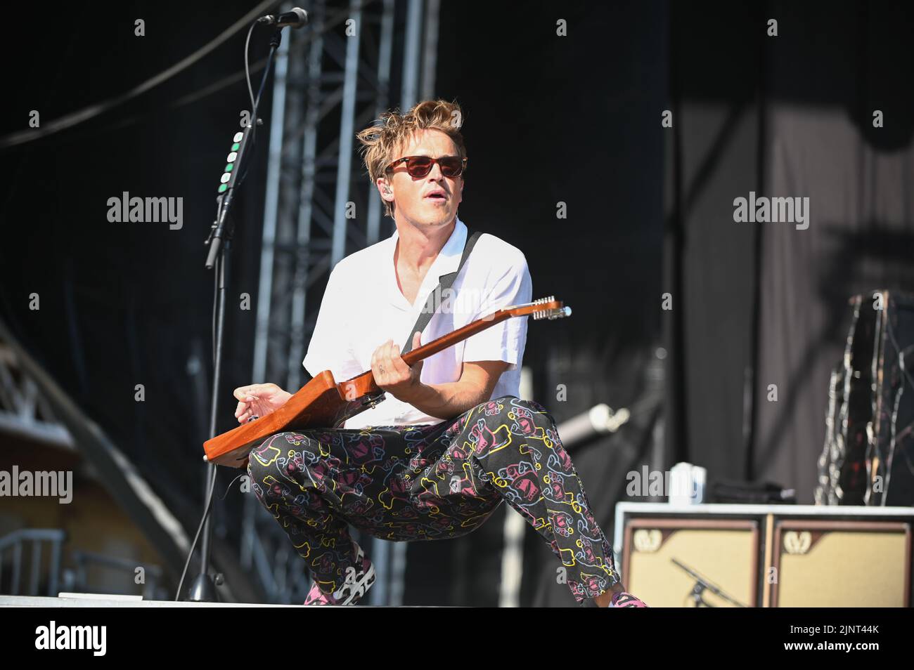 McFly Performing at Doncaster Racecourse , Uk , 13.08.2022 Stock Photo