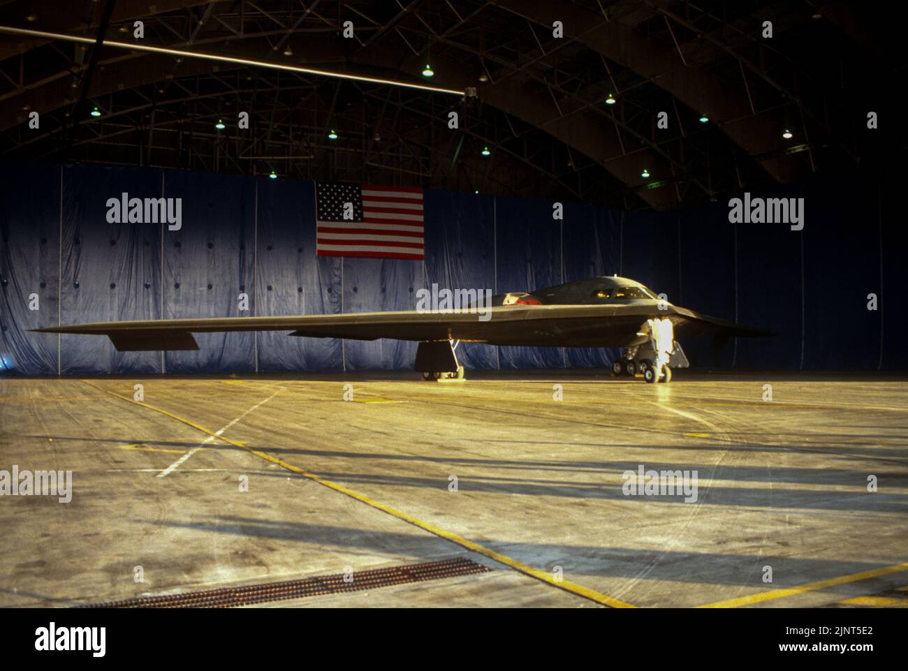 Northrup B-2 Bomber on display at Edwards Air Force Base, Mojave ...