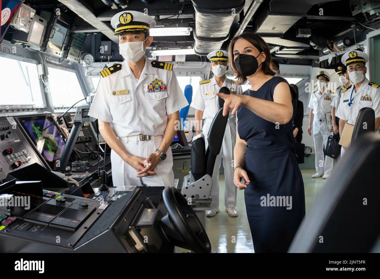 Yokosuka, Japan. 11th July, 2022. Annalena Baerbock (Alliance 90/The
