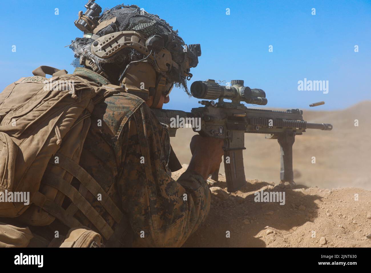 A rifleman with 1st platoon hi-res stock photography and images - Alamy